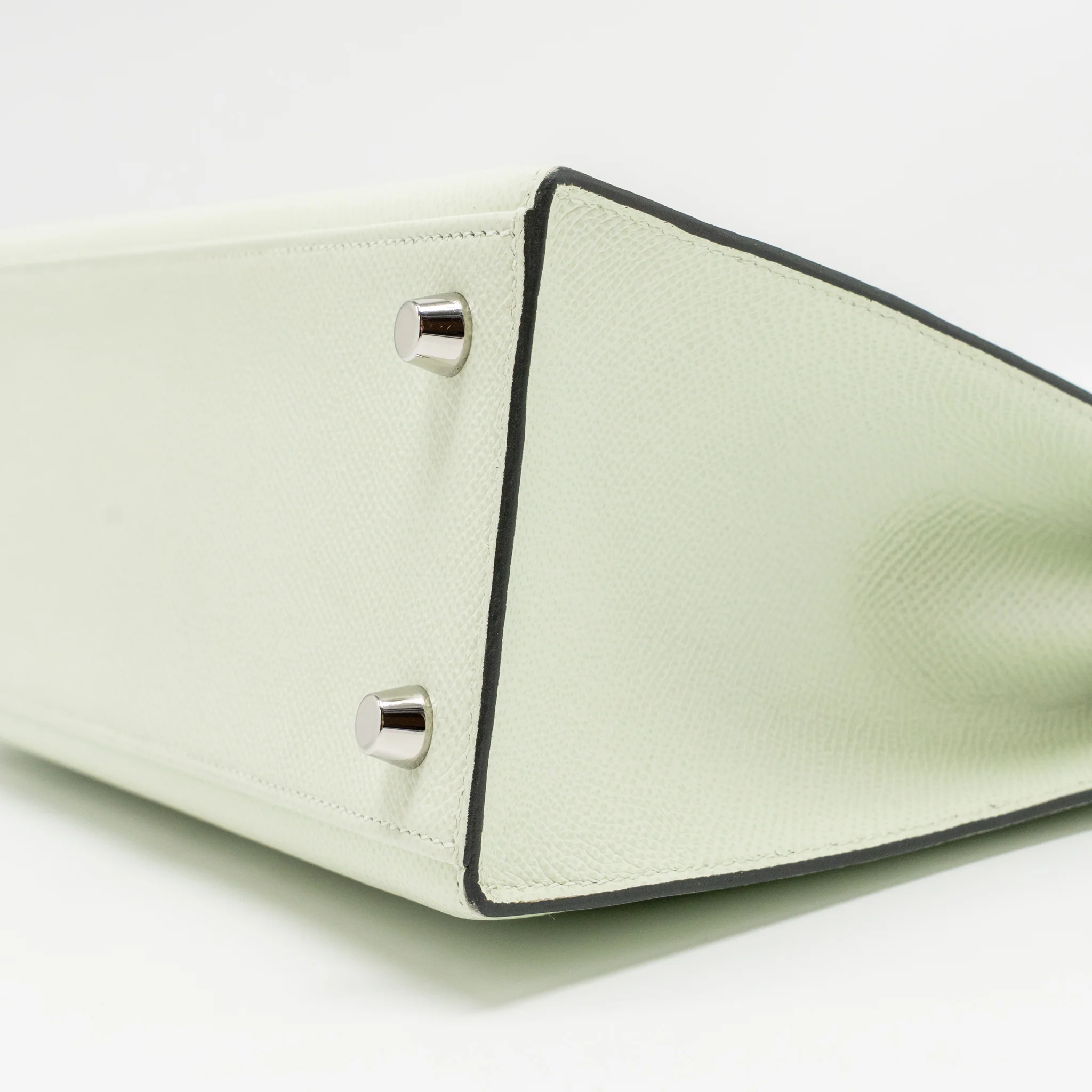 Hermes Kelly 25 Epsom Vert Fizz SHW Stamp B - Image 7