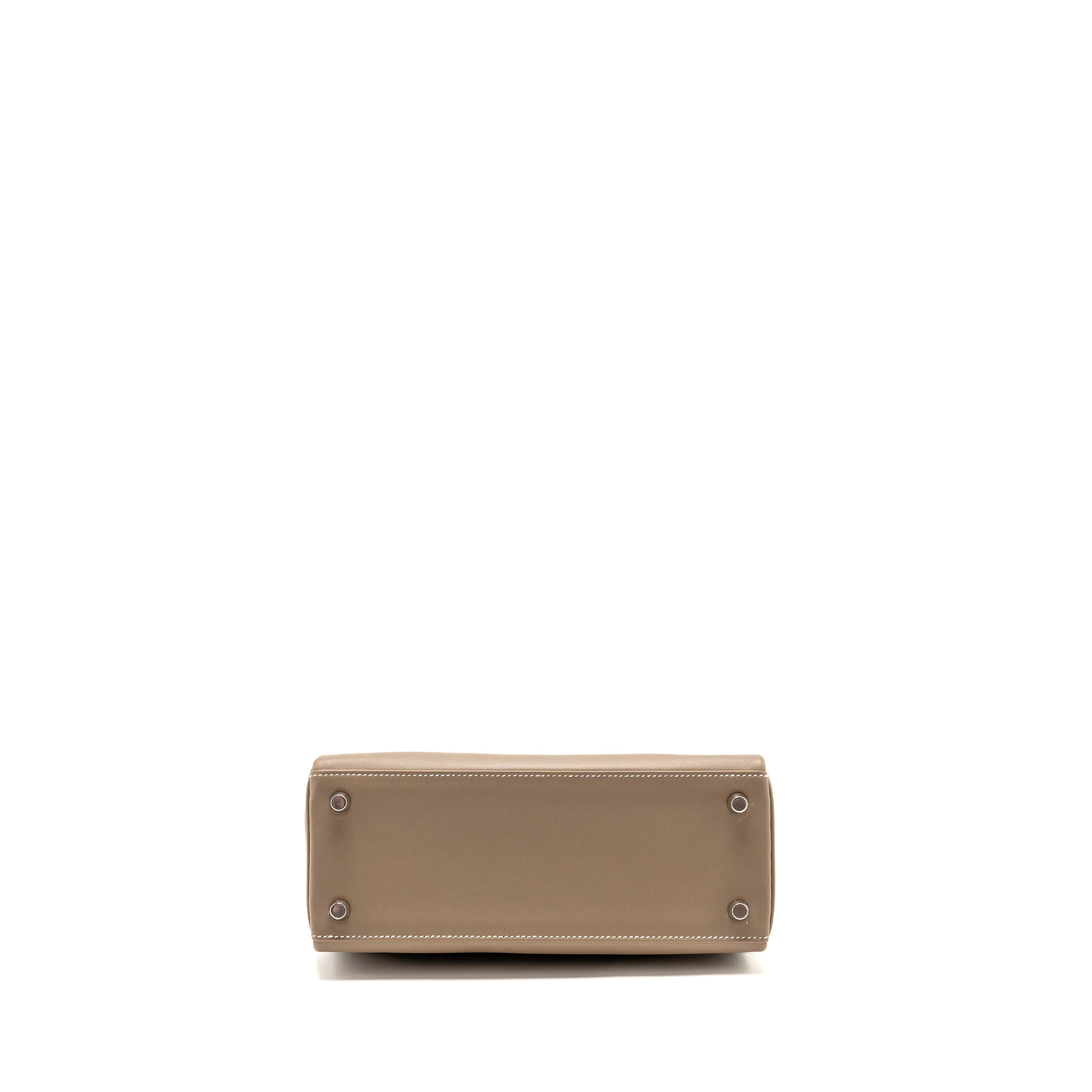 Hermes Kelly 25 swift Etoupe SHW Stamp D - Image 5