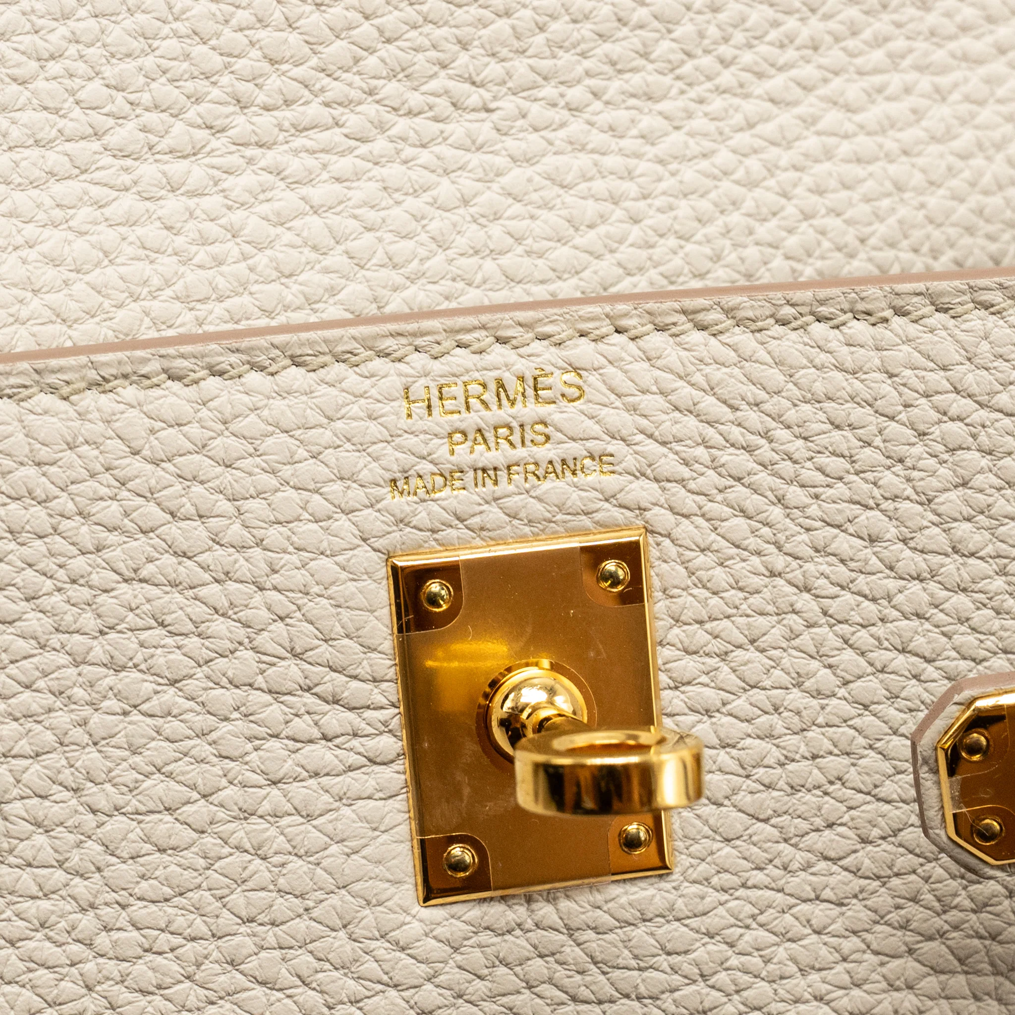 Hermes Kelly 25 Togo 8L Beton GHW Stamp B - Image 15
