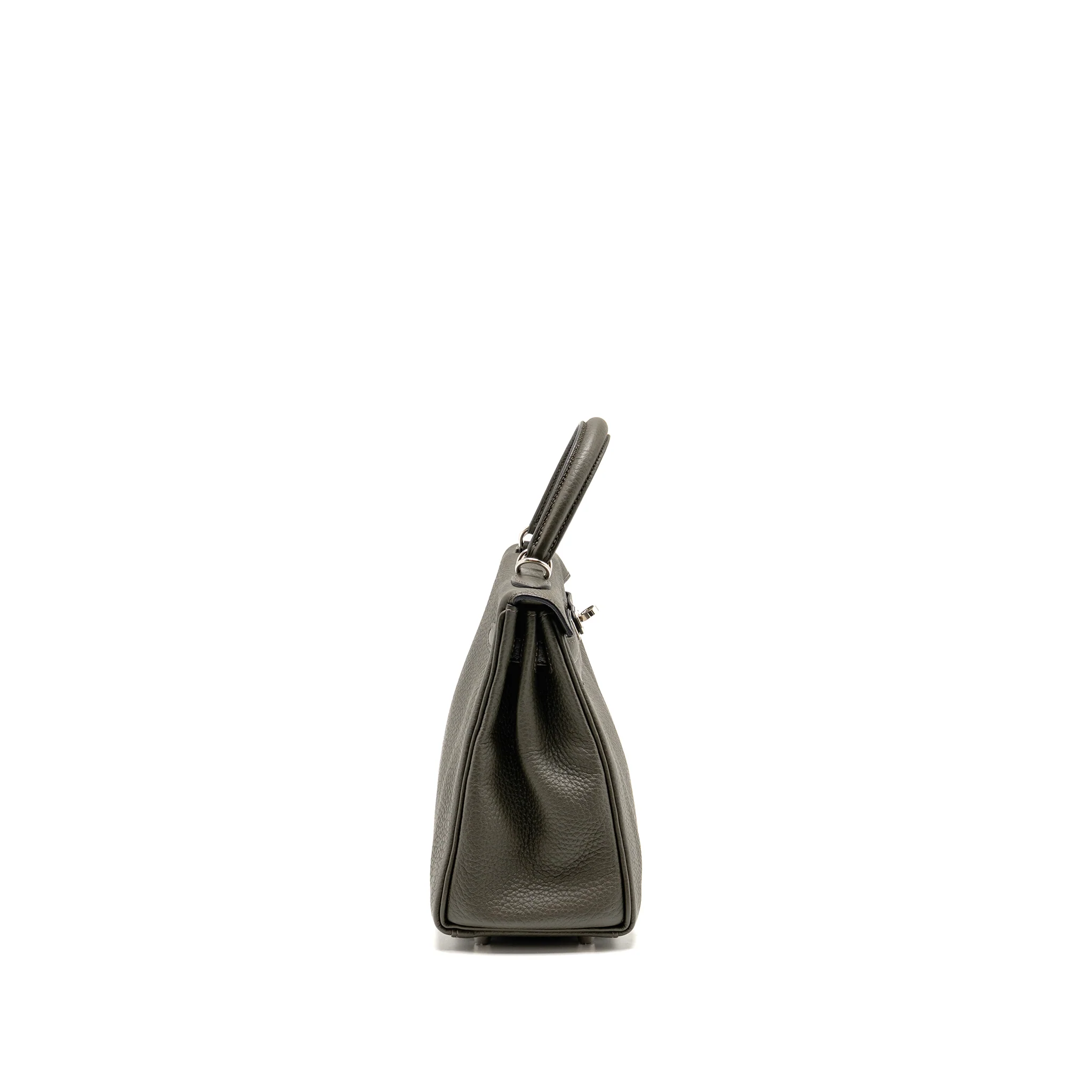 Hermes Kelly 25 Togo C6 Vert De Gris SHW Stamp Y - Image 3