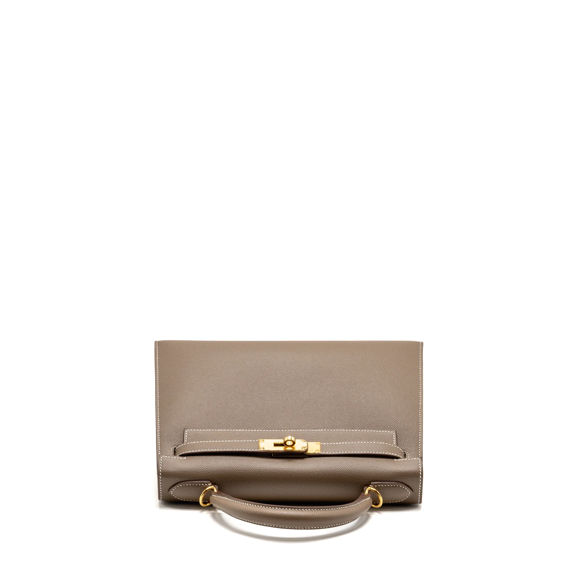 Hermes Kelly 28 Epsom Etoupe GHW stamp Z - Image 5