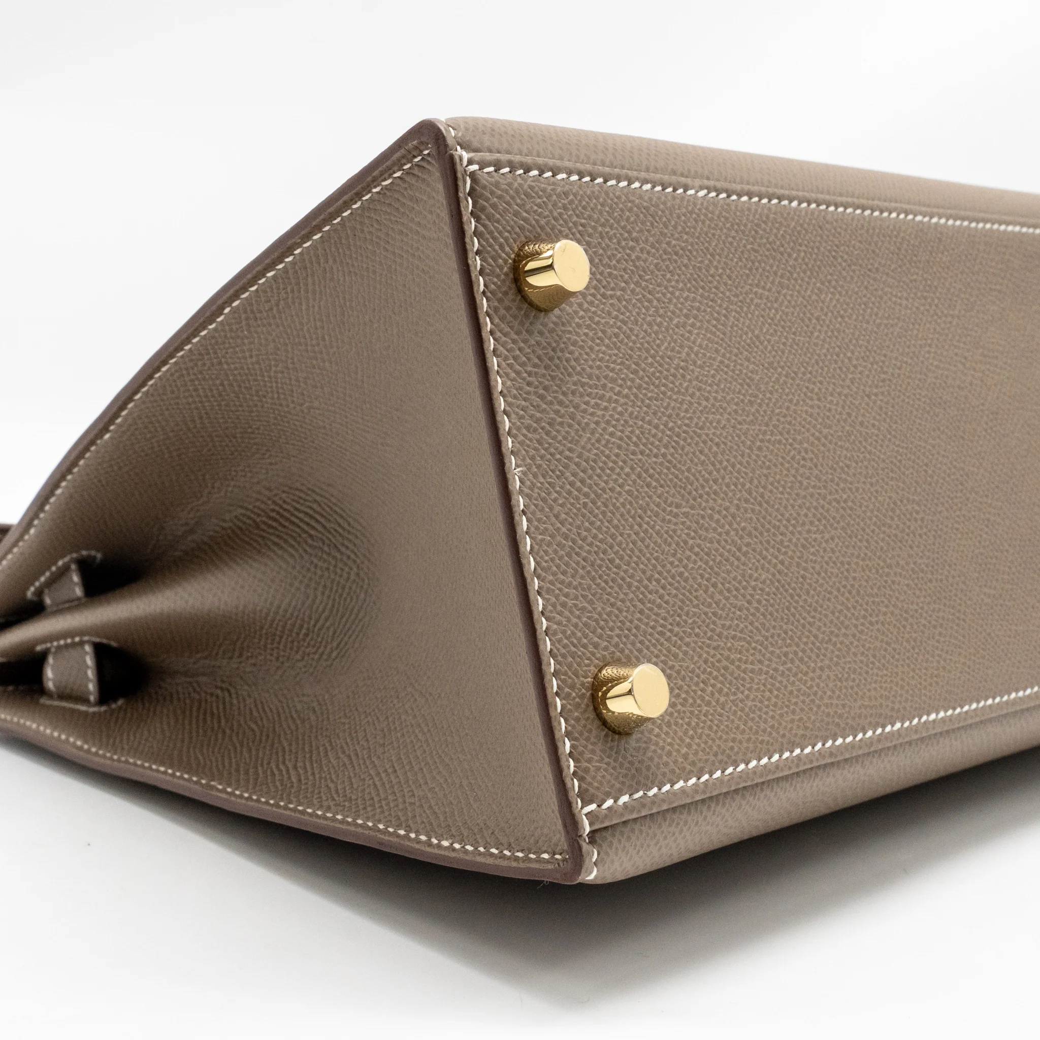 Hermes Kelly 28 Epsom Etoupe GHW stamp Z - Image 7
