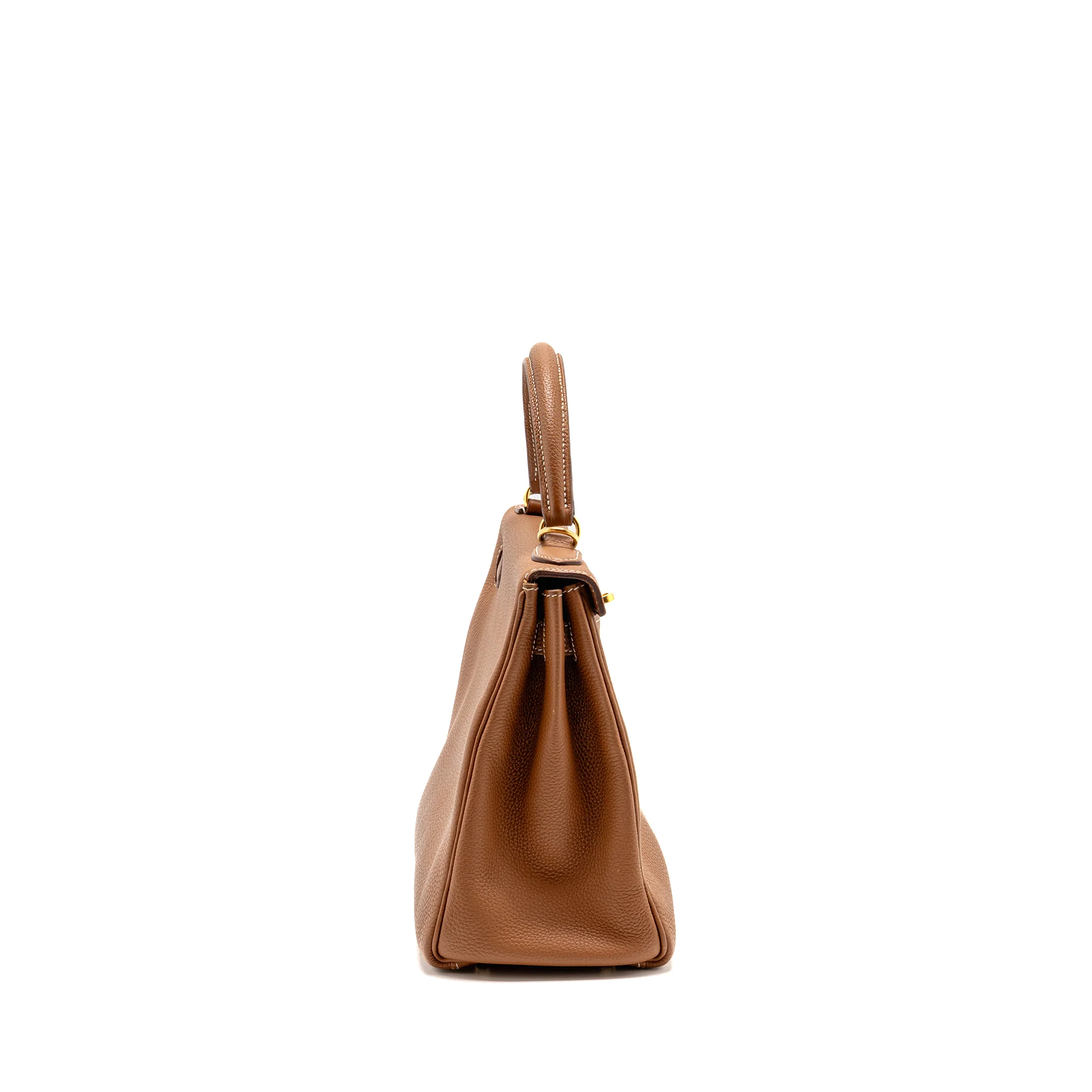 Hermes Kelly 28 Togo Gold GHW Stamp A - Image 3