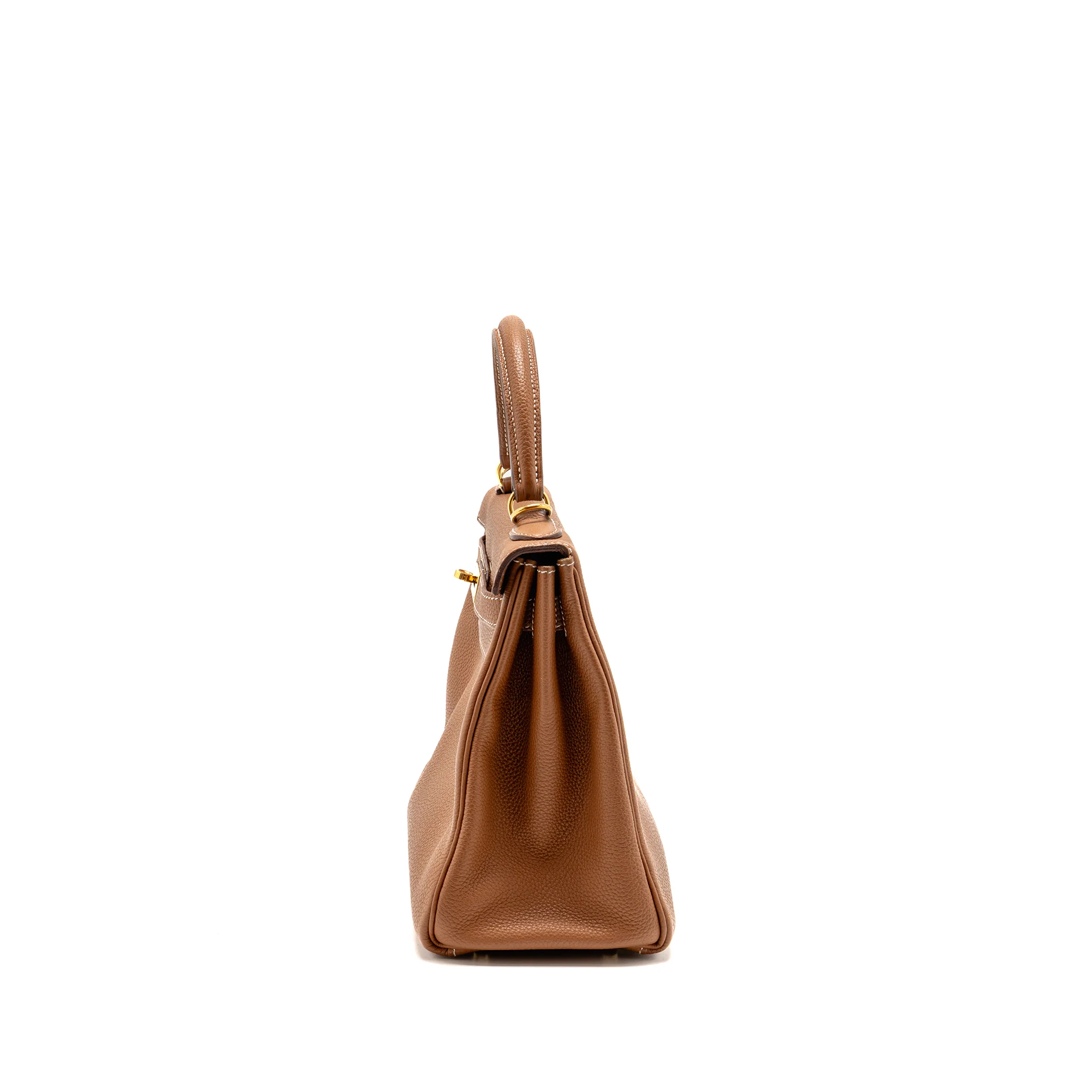 Hermes Kelly 28 Togo Gold GHW Stamp A - Image 4