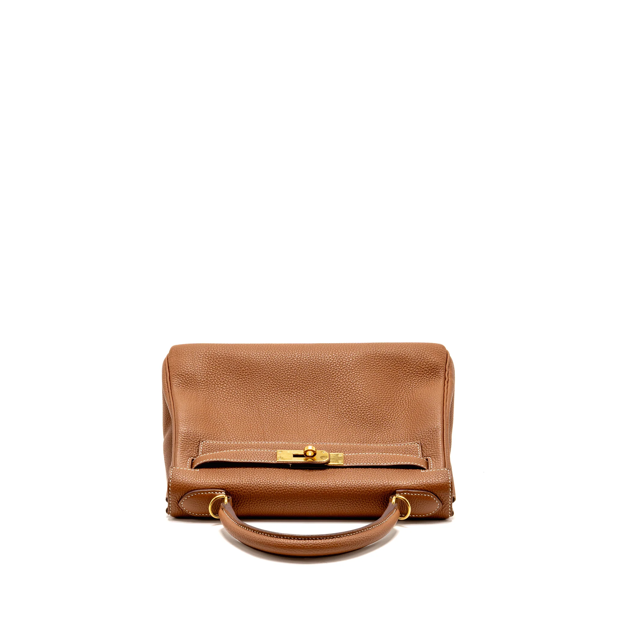 Hermes Kelly 28 Togo Gold GHW Stamp A - Image 5