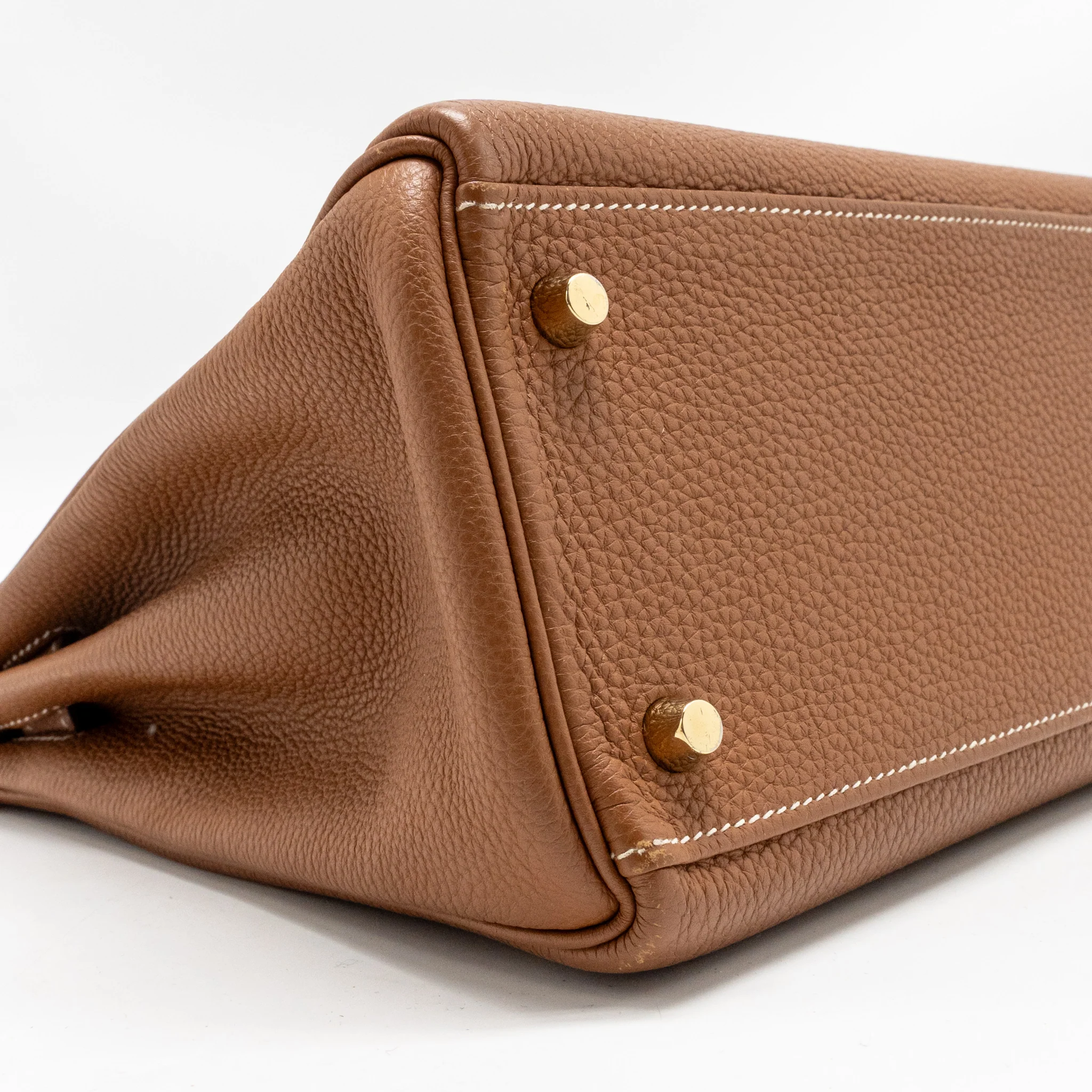Hermes Kelly 28 Togo Gold GHW Stamp A - Image 7
