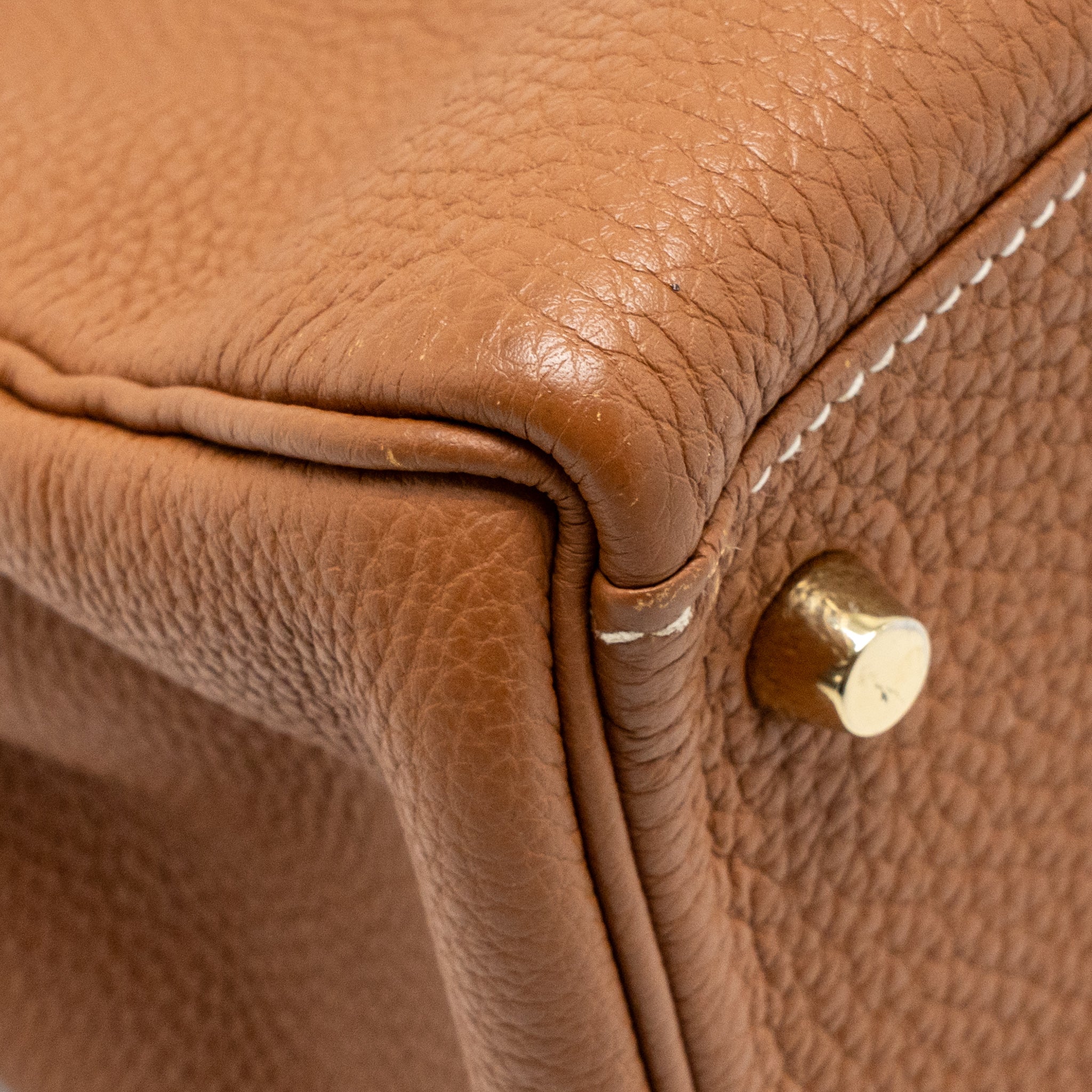 Hermes Kelly 28 Togo Gold GHW Stamp A - Image 9