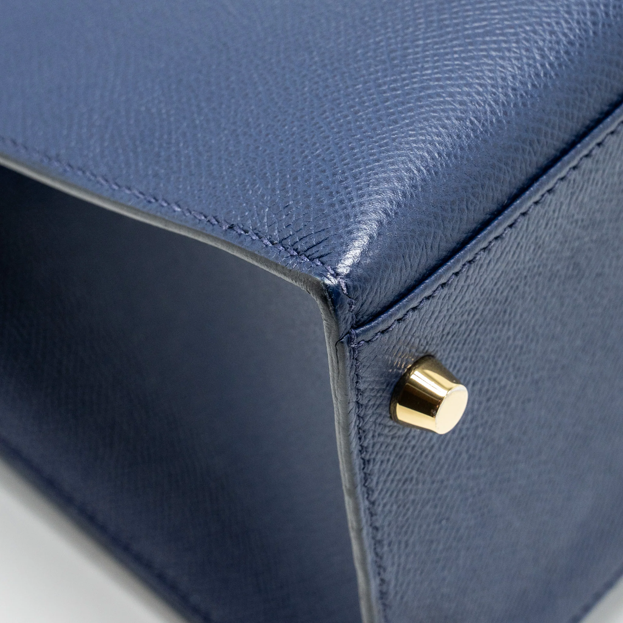 Hermes kelly 32 epsom blue sapphire GHW stamp X - Image 10