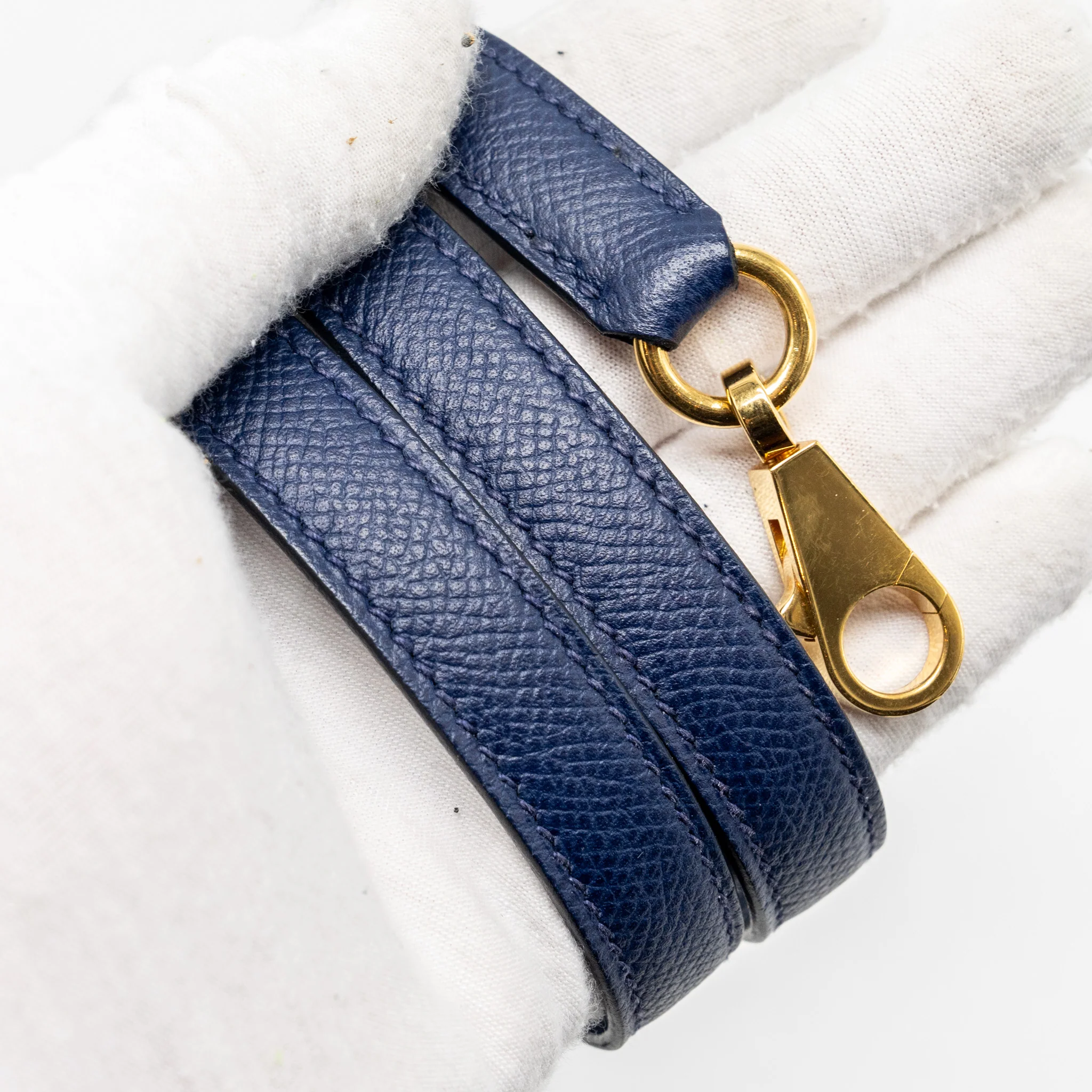 Hermes kelly 32 epsom blue sapphire GHW stamp X - Image 19