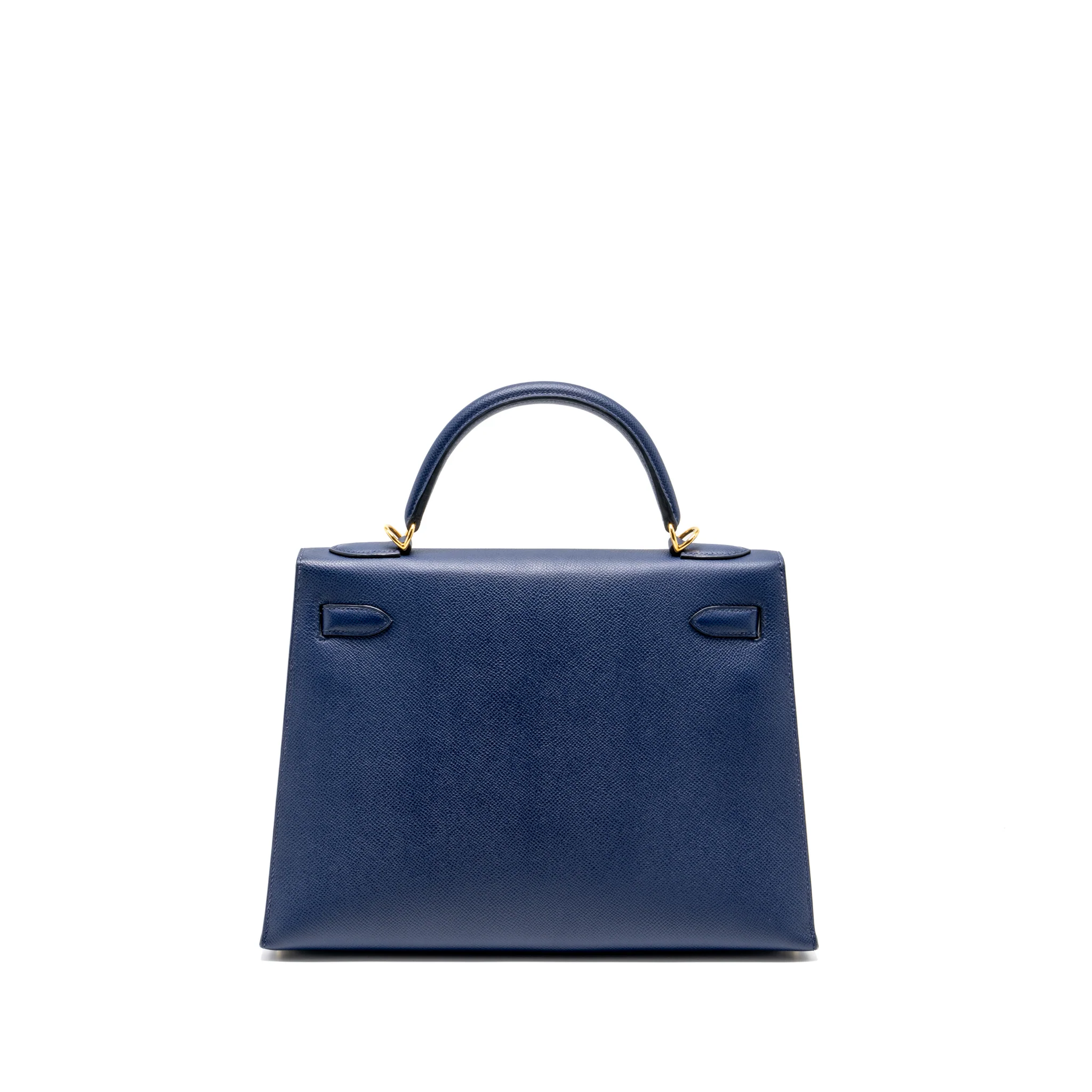 Hermes kelly 32 epsom blue sapphire GHW stamp X - Image 2