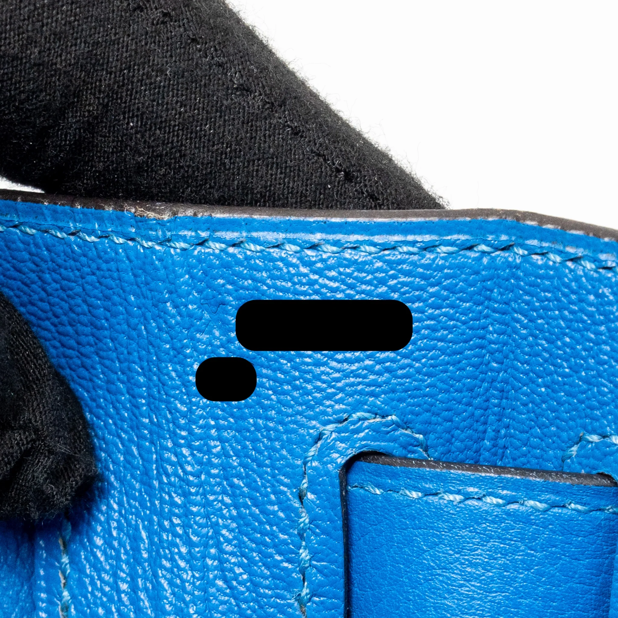 Hermes Kelly 32 Evercolor Blue Hydra GHW Stamp X - Image 17