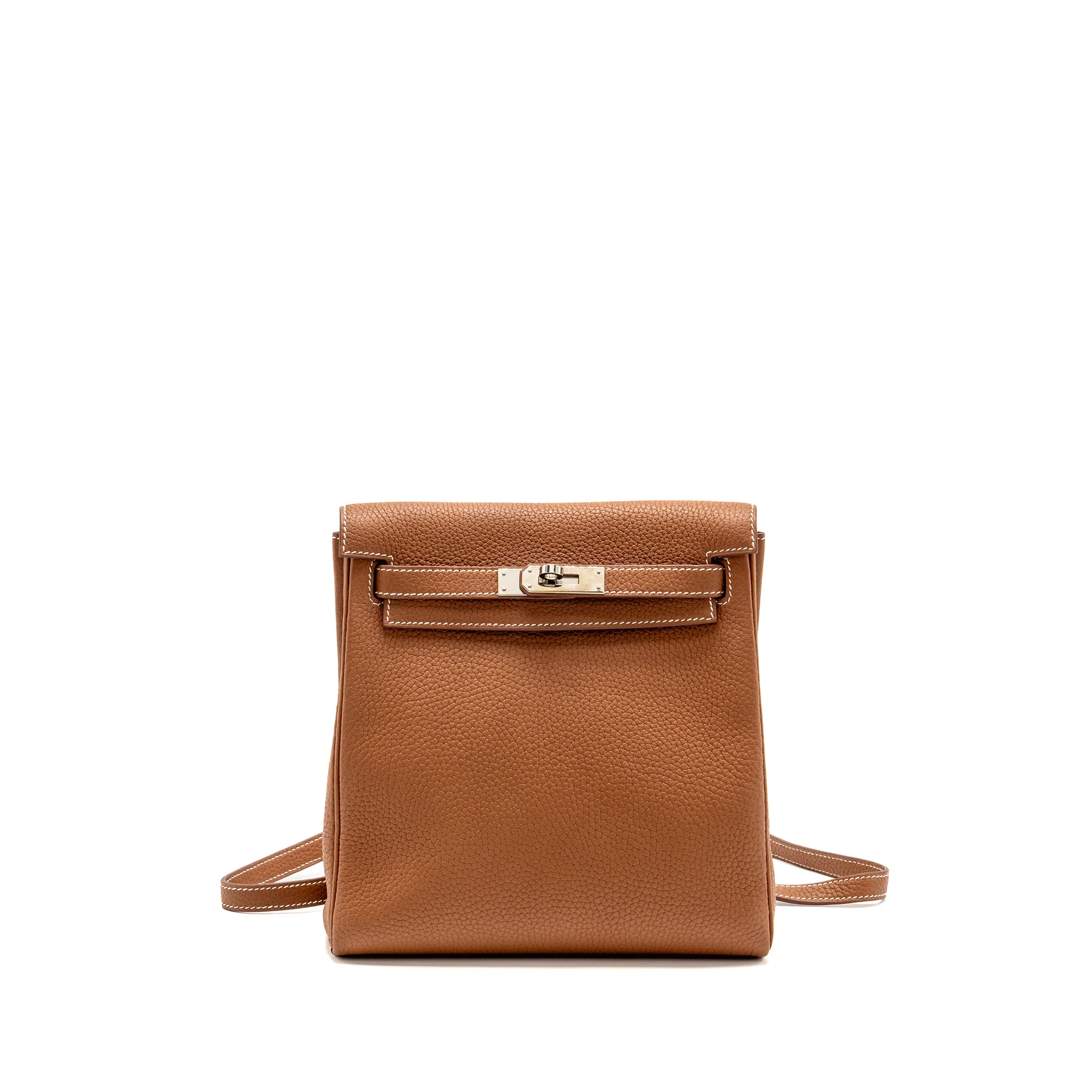 Hermes kelly ado 22 backpack clemence gold SHW stamp D