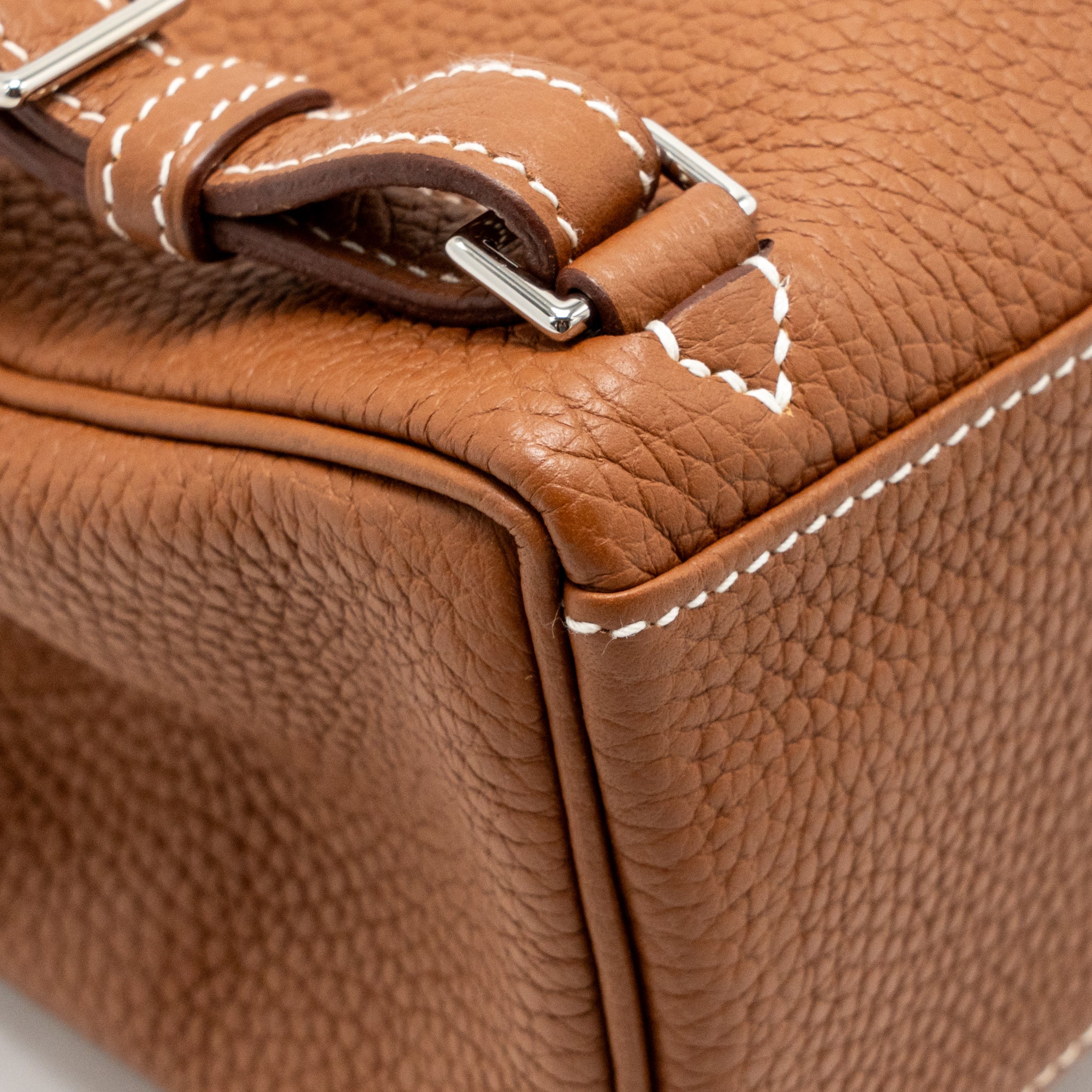Hermes kelly ado 22 backpack clemence gold SHW stamp D - Image 11