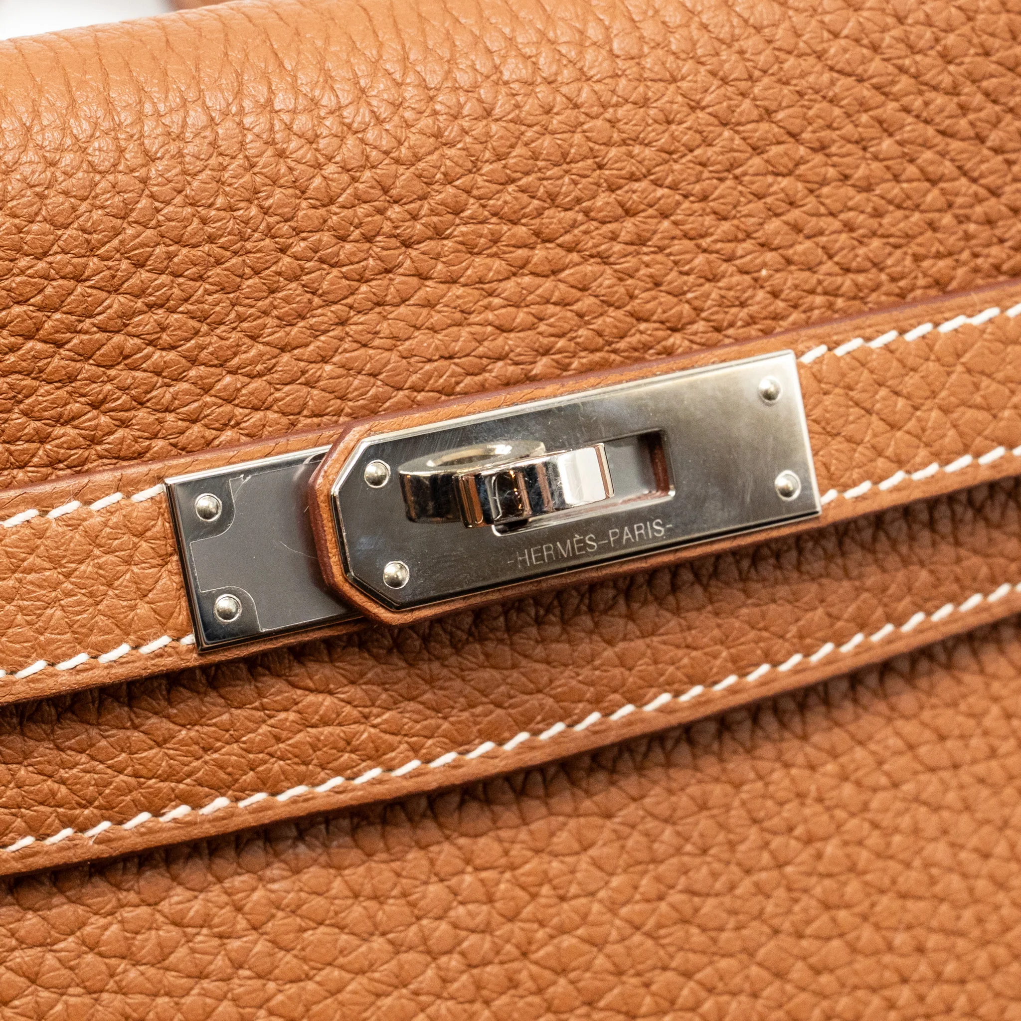 Hermes kelly ado 22 backpack clemence gold SHW stamp D - Image 13