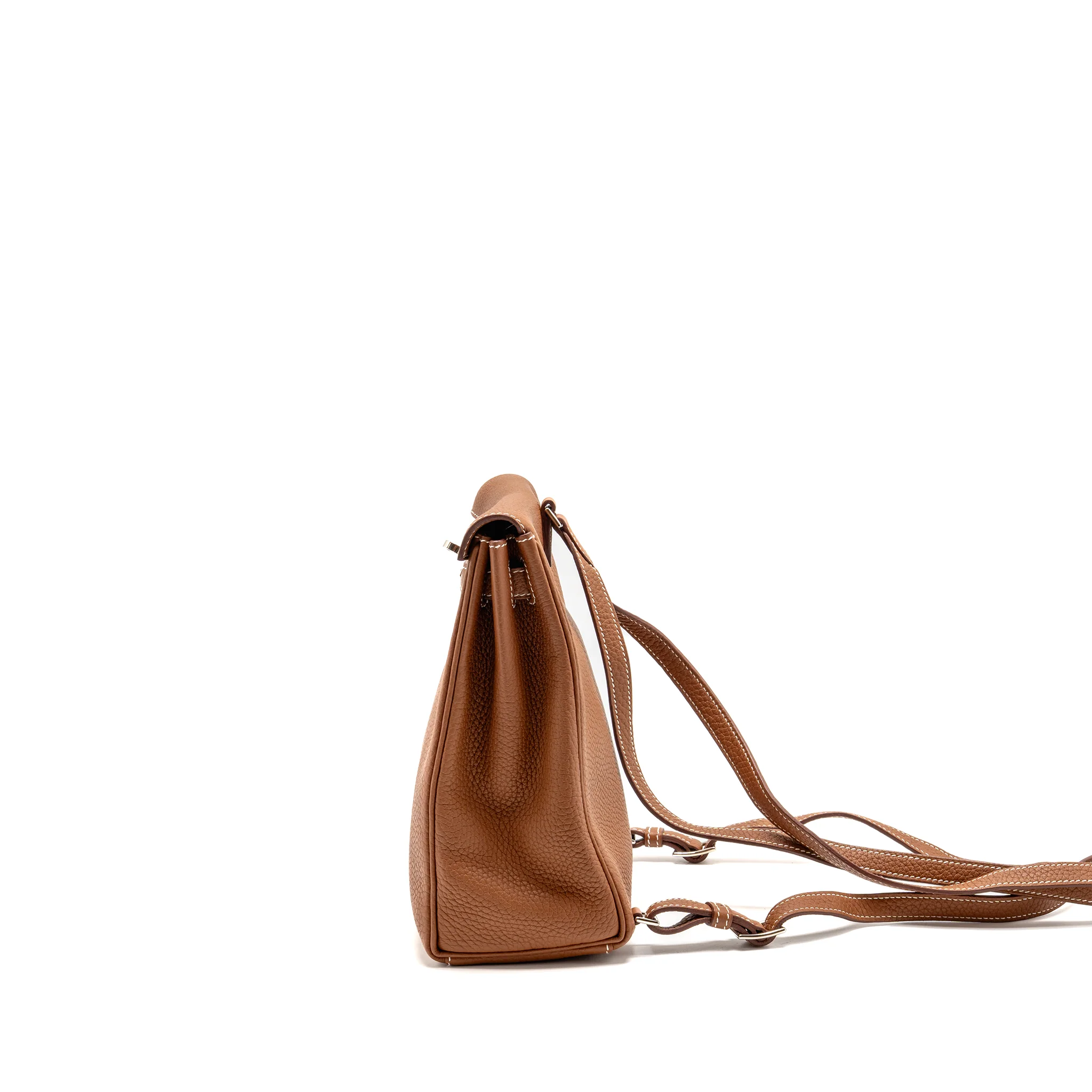 Hermes kelly ado 22 backpack clemence gold SHW stamp D - Image 4