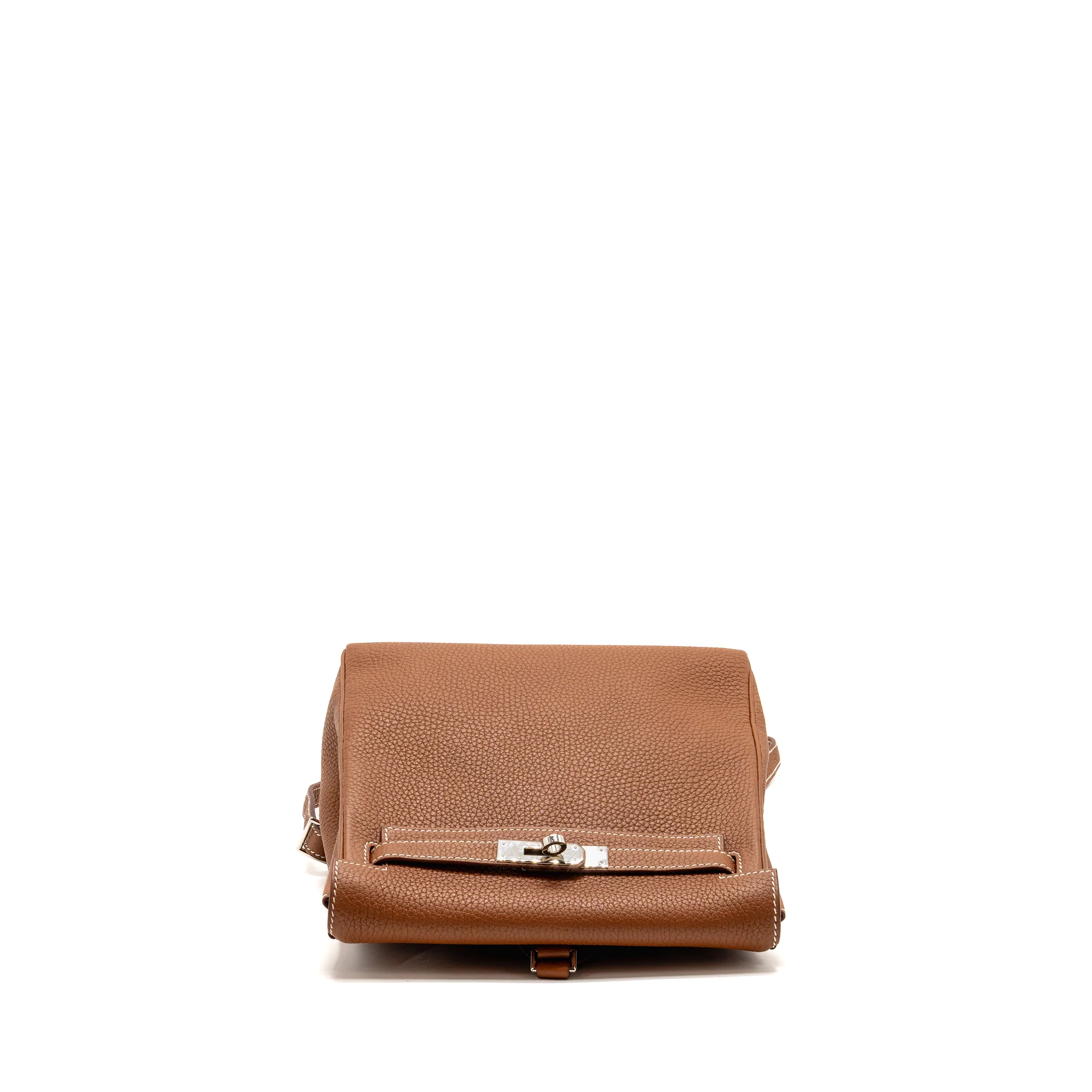 Hermes kelly ado 22 backpack clemence gold SHW stamp D - Image 5