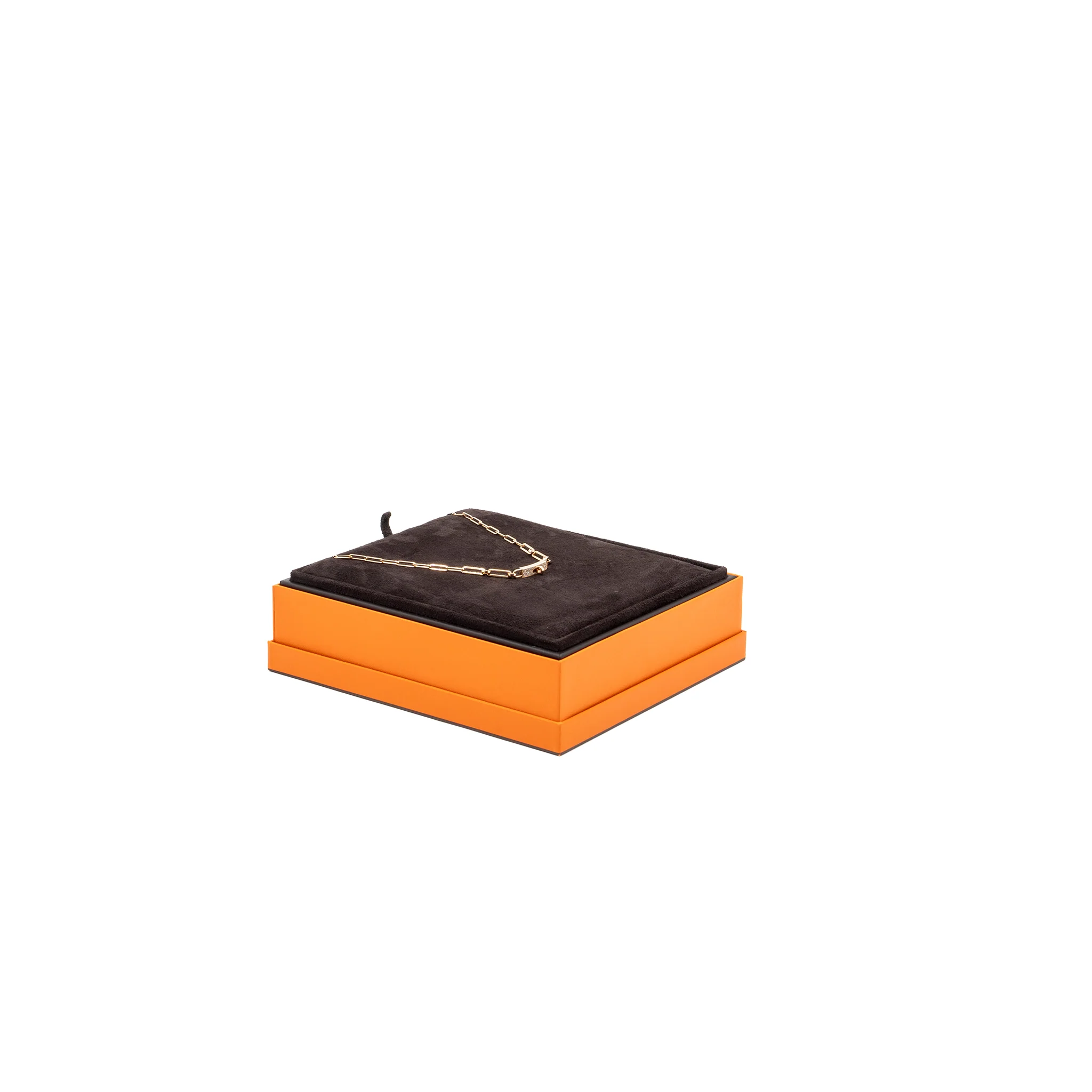 Hermes Kelly Chain Chocker/double bracelet rose gold, diamonds - Image 2