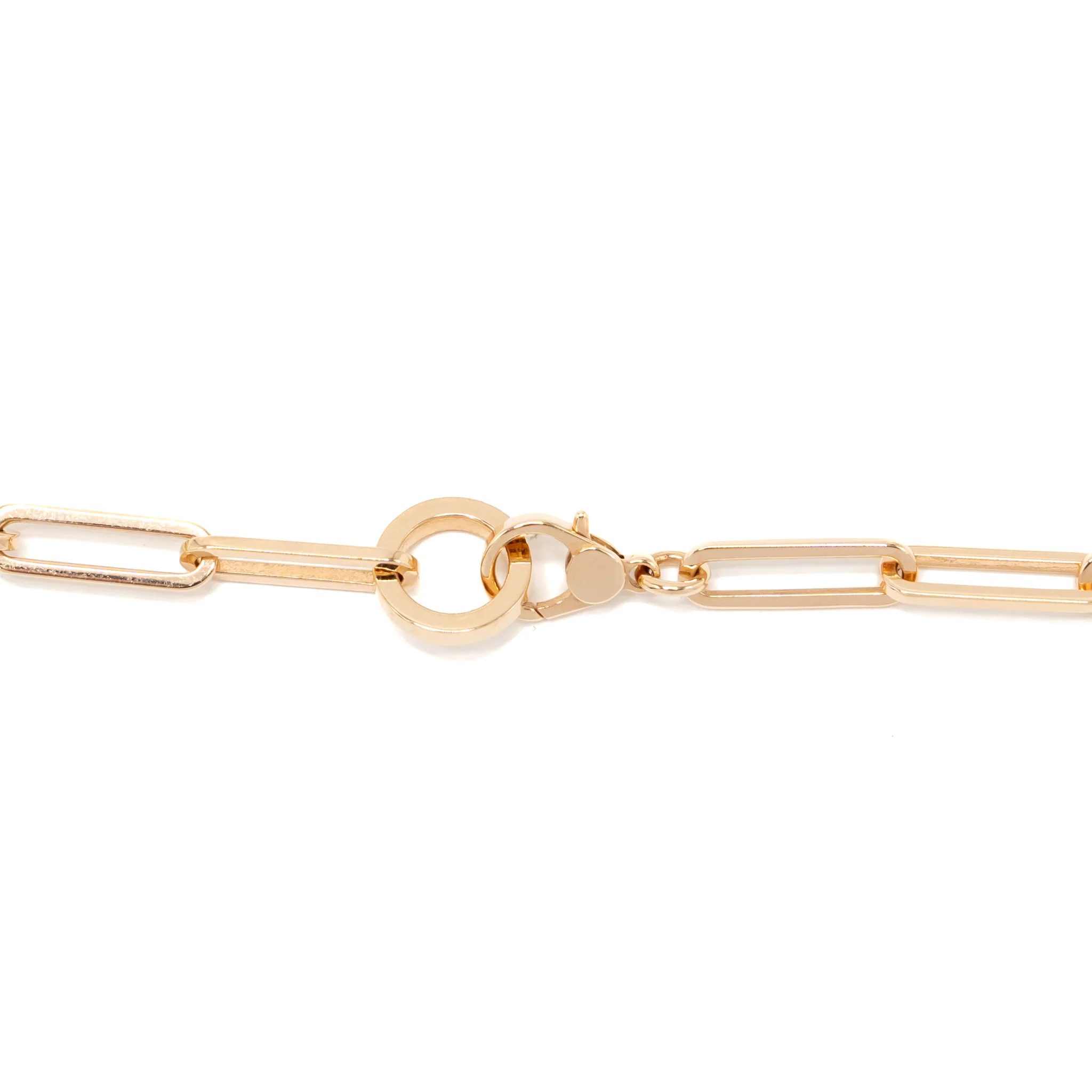 Hermes Kelly Chain Chocker/double bracelet rose gold, diamonds - Image 4