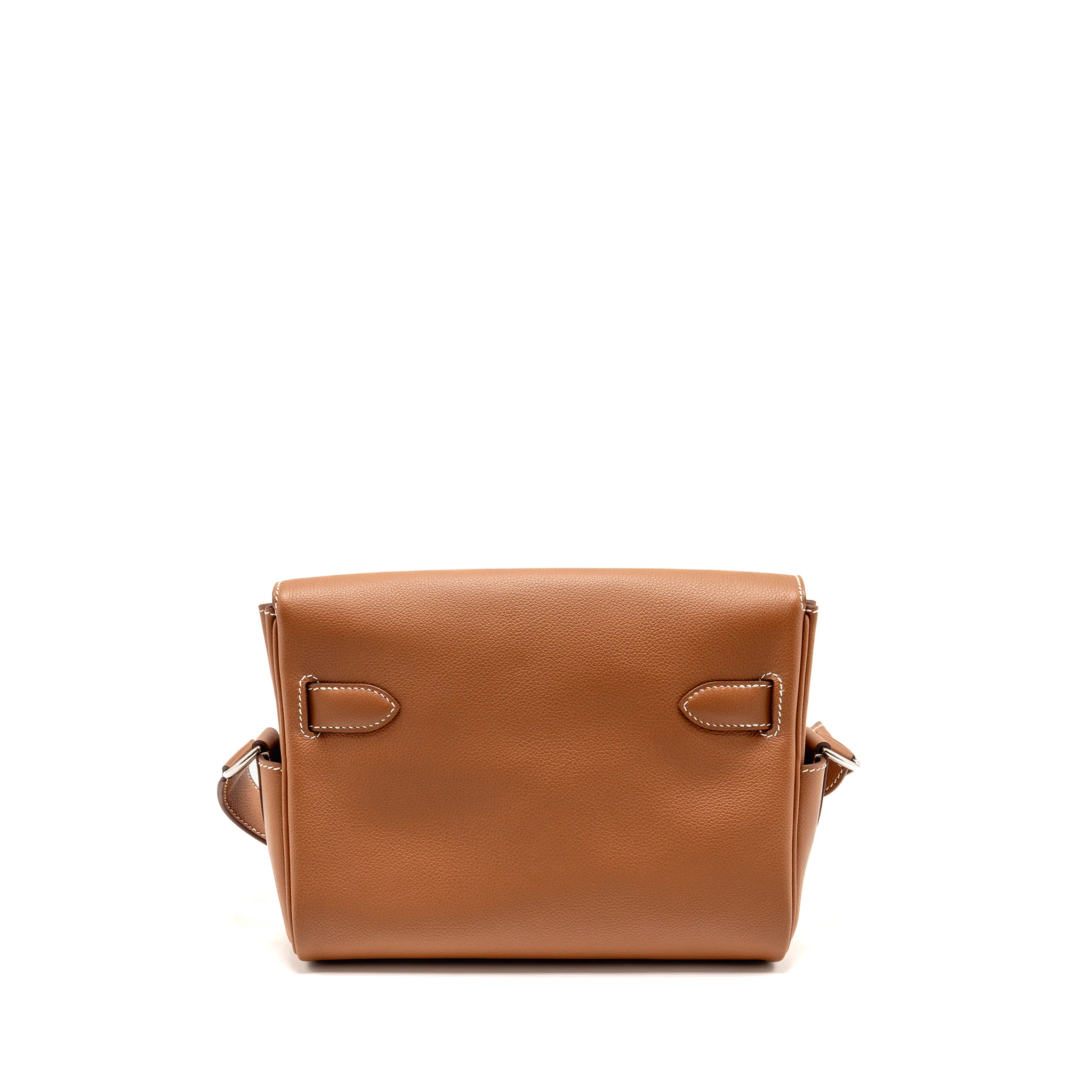 Hermes Kelly Messenger PM Bag Evercolor Gold SHW Stamp W - Image 2