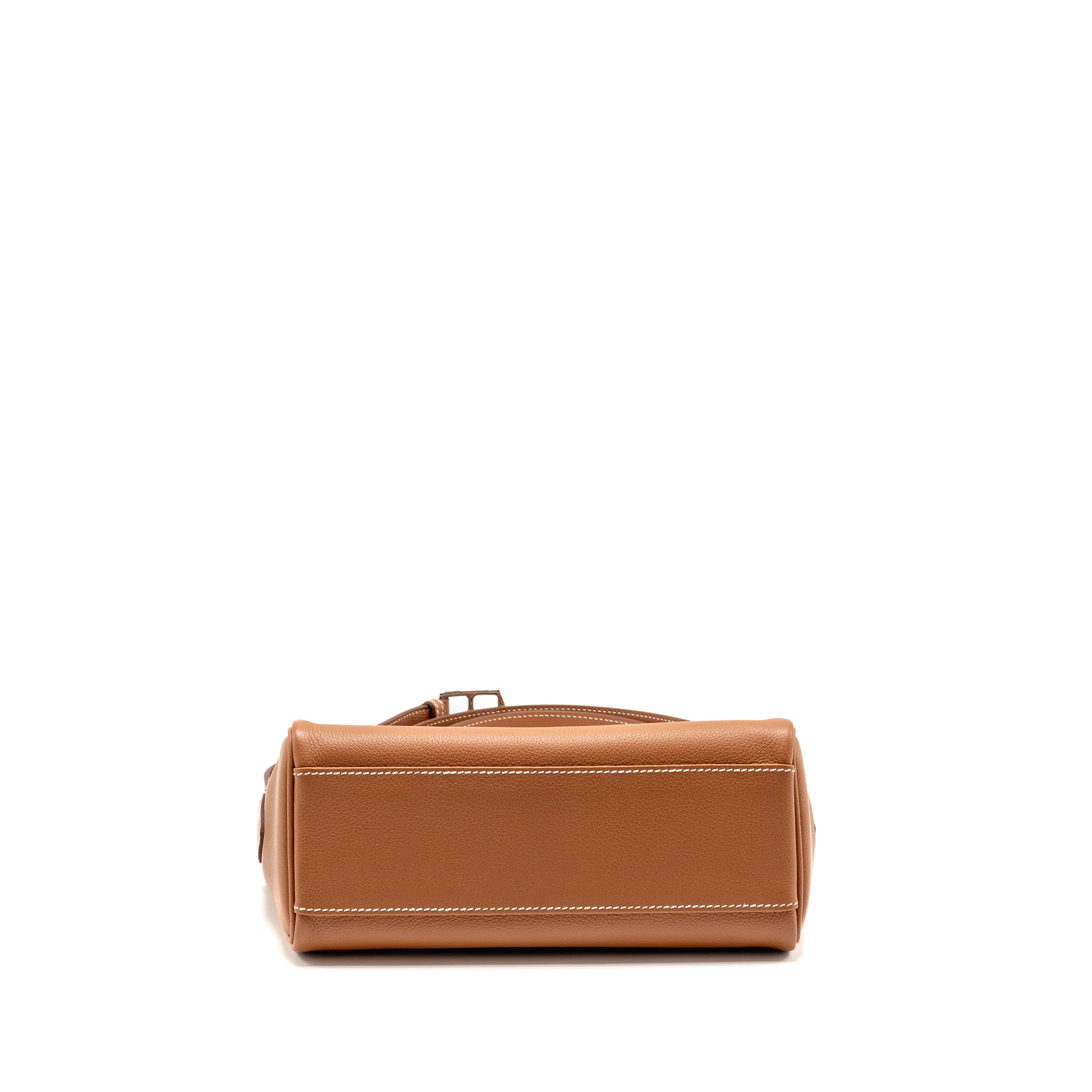 Hermes Kelly Messenger PM Bag Evercolor Gold SHW Stamp W - Image 5