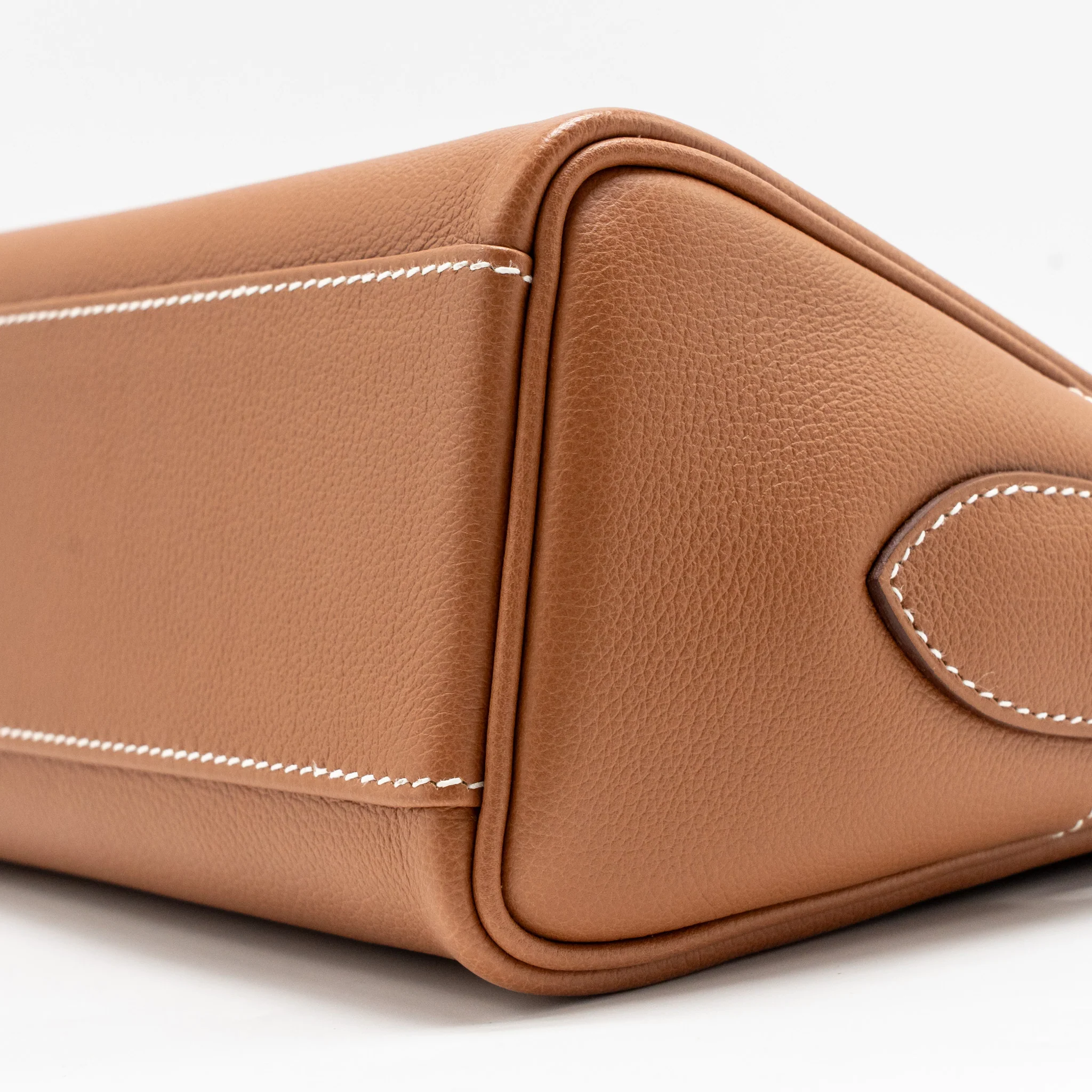 Hermes Kelly Messenger PM Bag Evercolor Gold SHW Stamp W - Image 7