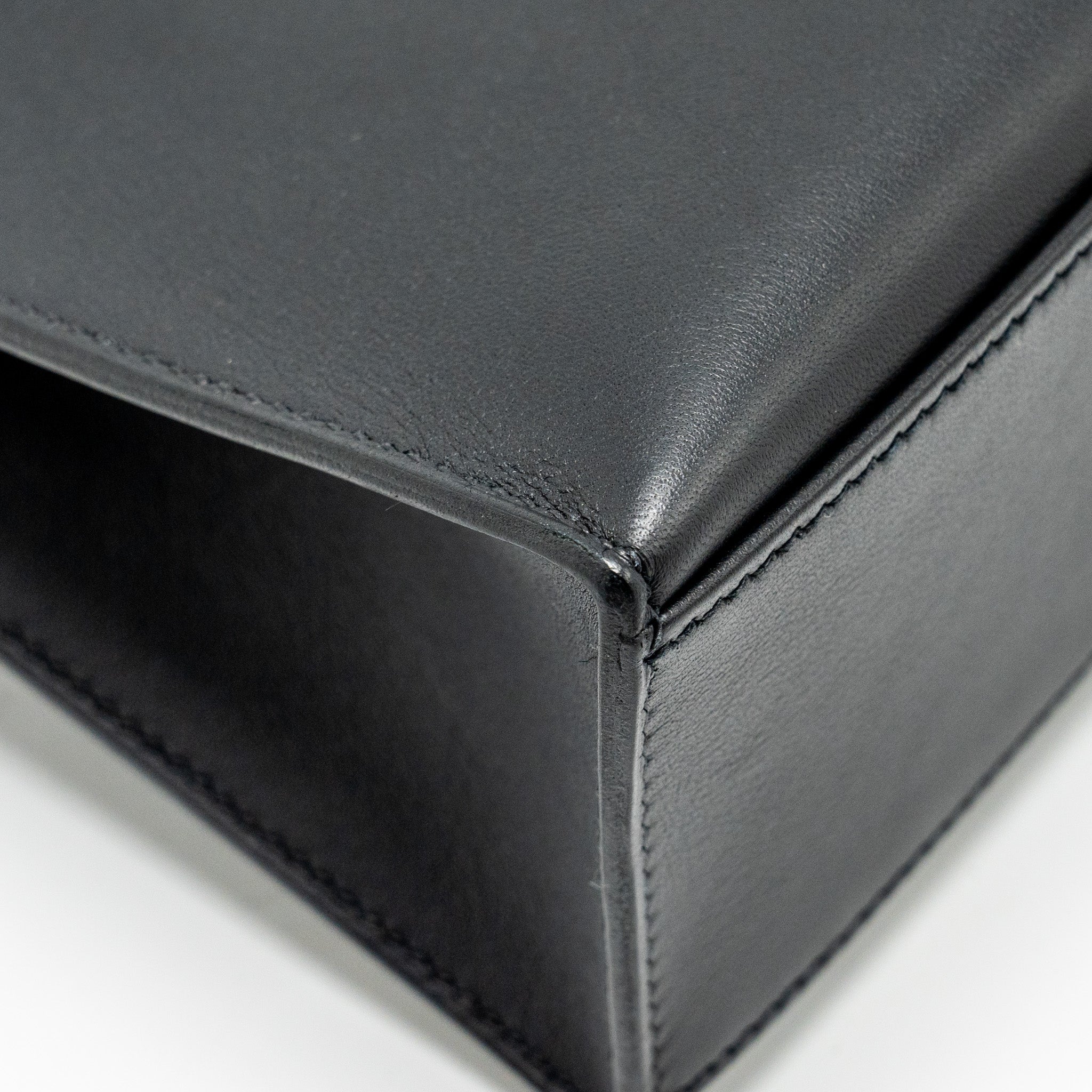 Hermes Kelly Pochette Swift Black GHW STAMP Y - Image 11