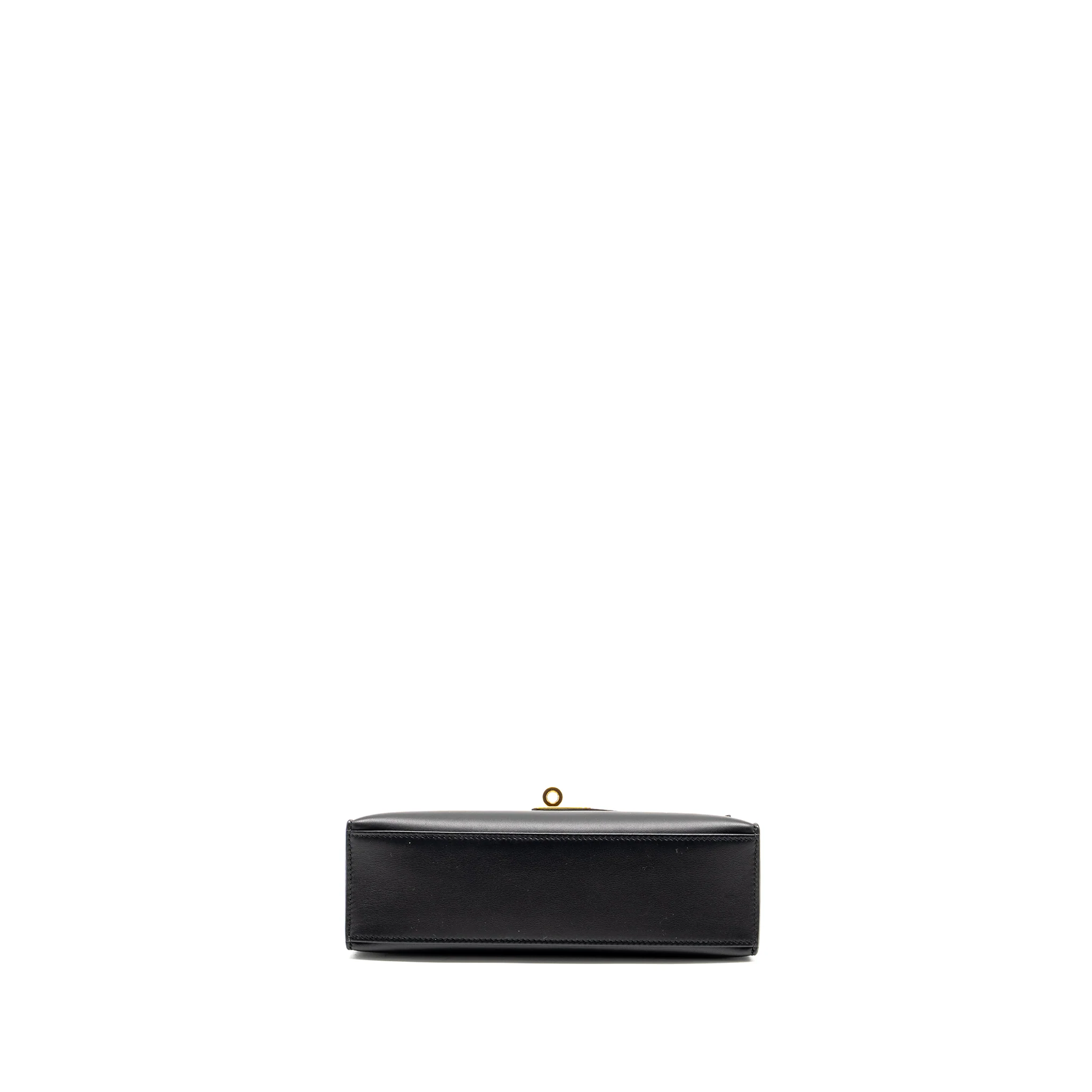Hermes Kelly Pochette Swift Black GHW STAMP Y - Image 5