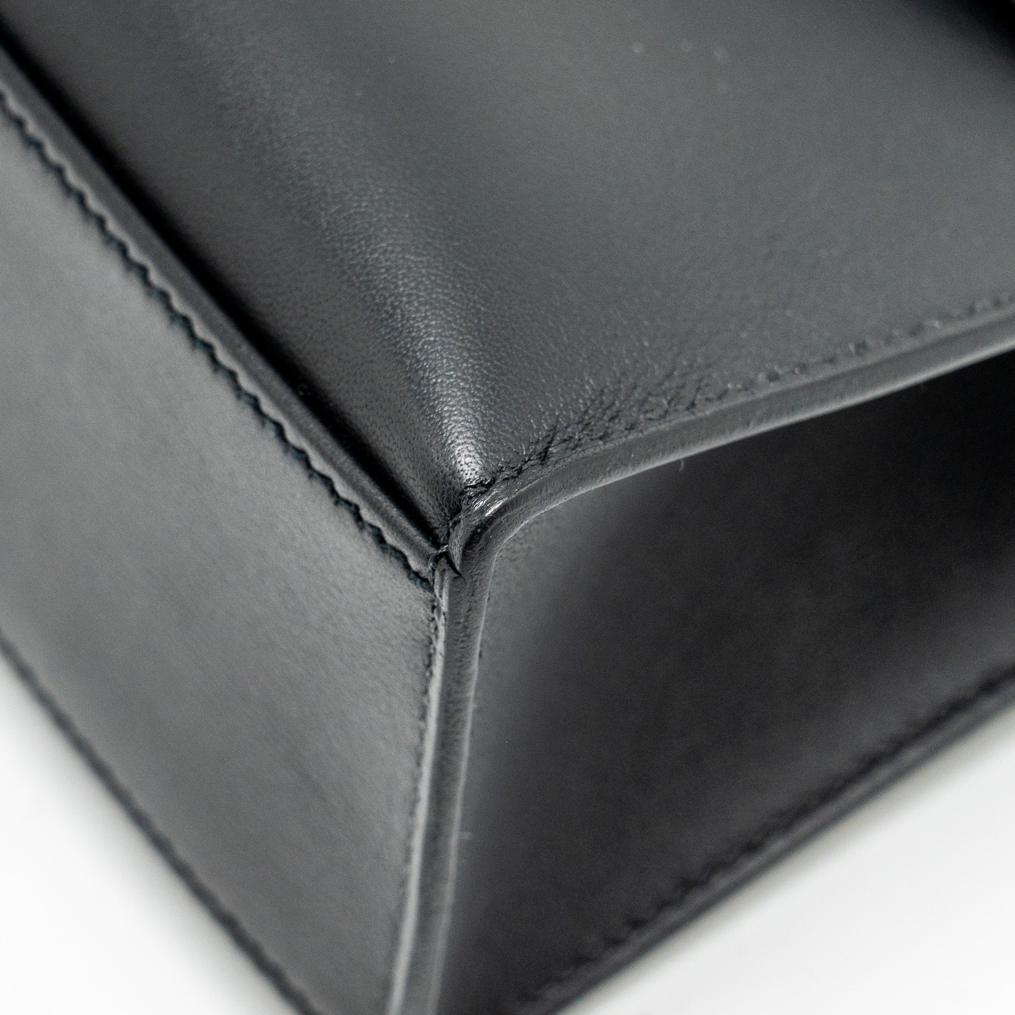 Hermes Kelly Pochette Swift Black GHW STAMP Y - Image 8