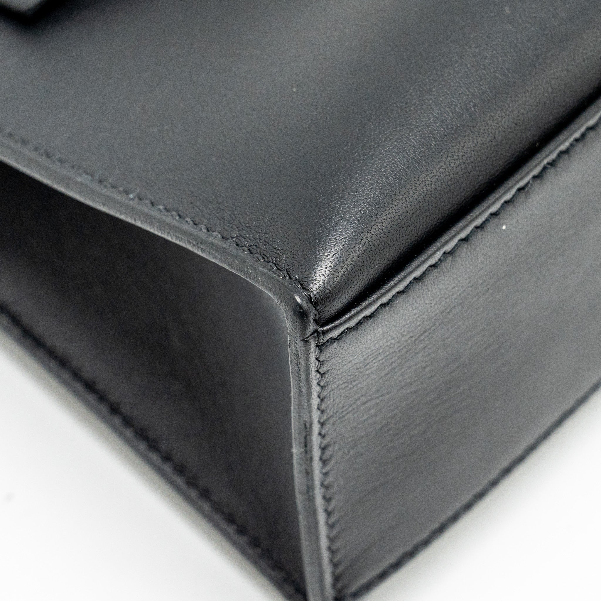 Hermes Kelly Pochette Swift Black GHW STAMP Y - Image 9