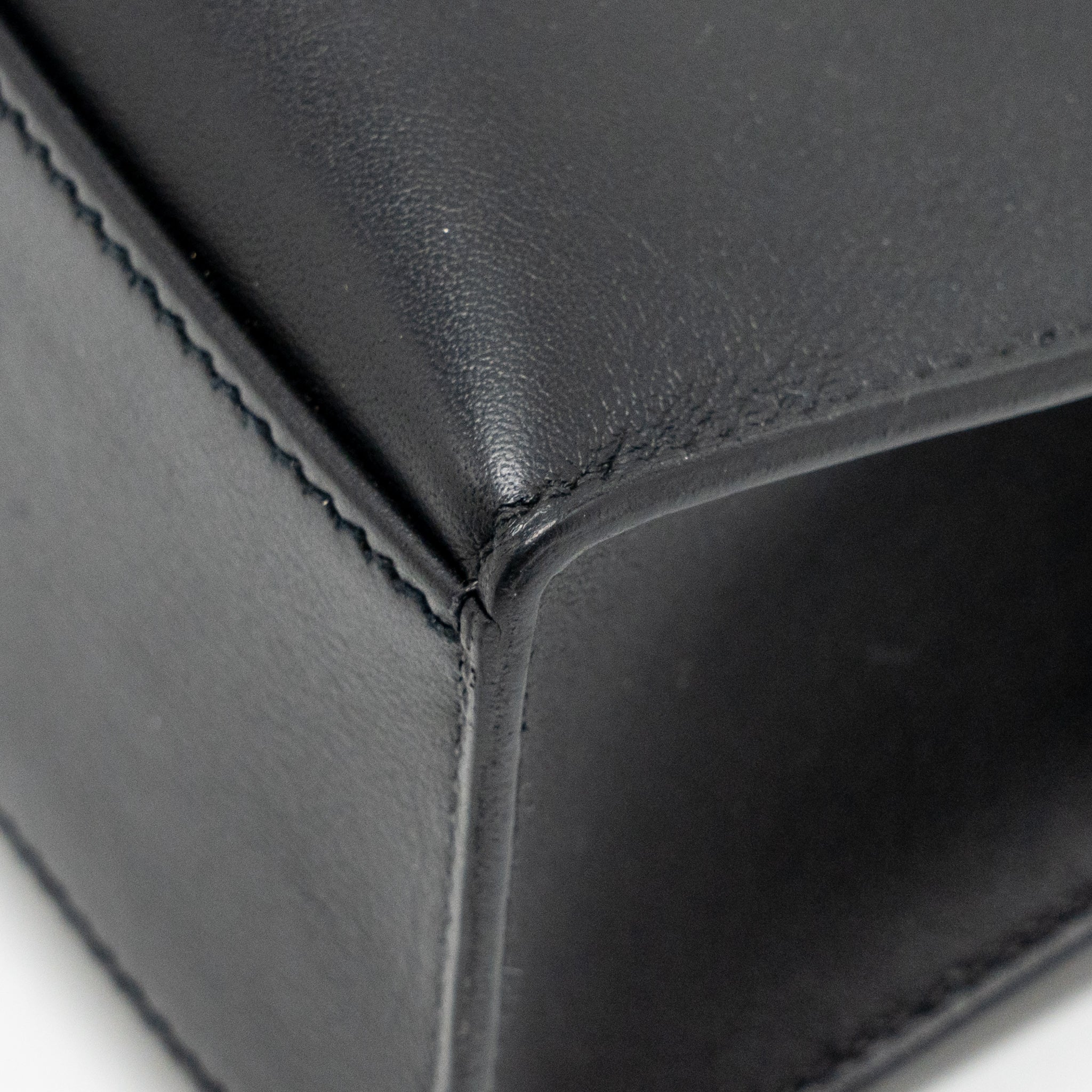 Hermes Kelly Pochette Swift Black GHW Stamp Y - Image 10