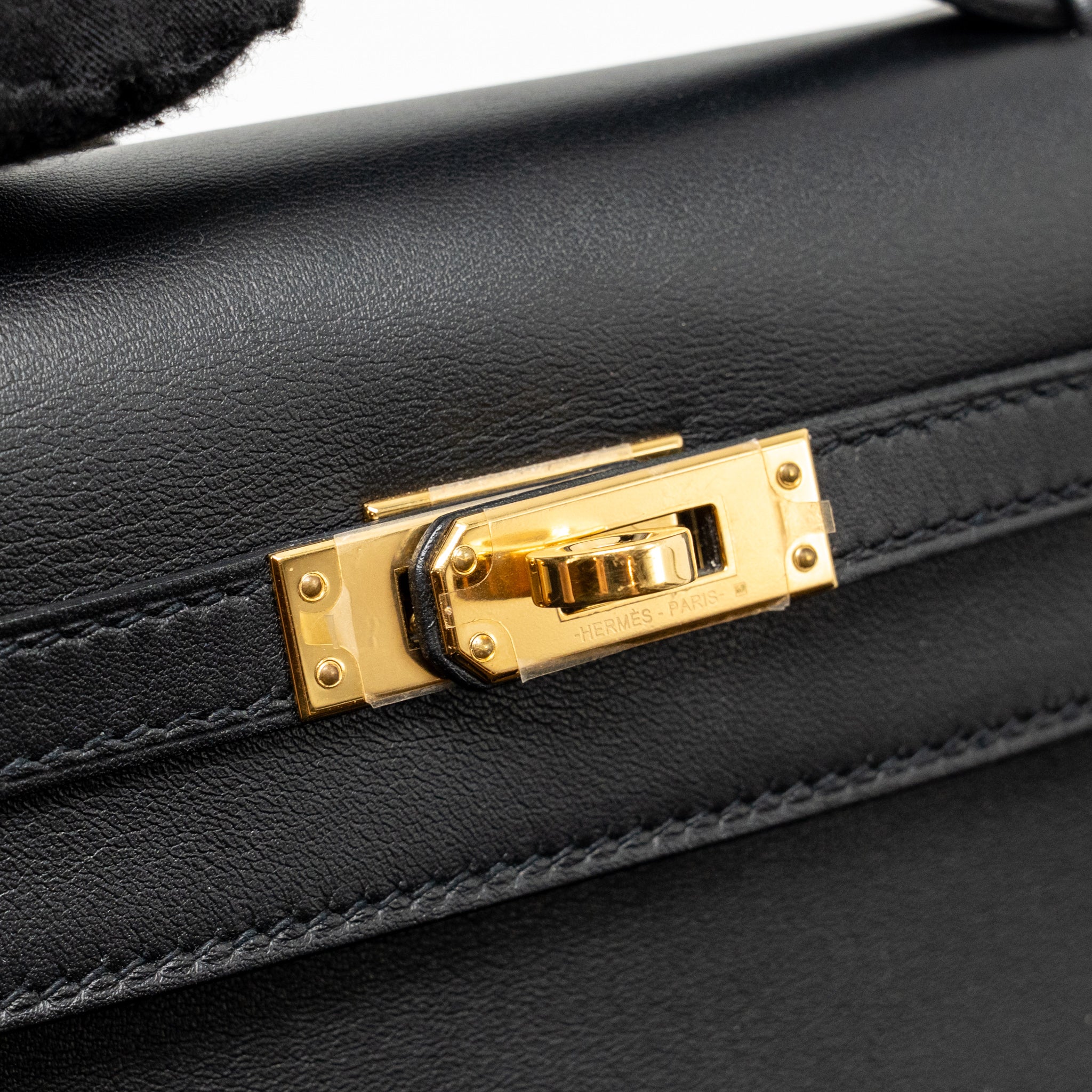 Hermes Kelly Pochette Swift Black GHW Stamp Y - Image 14