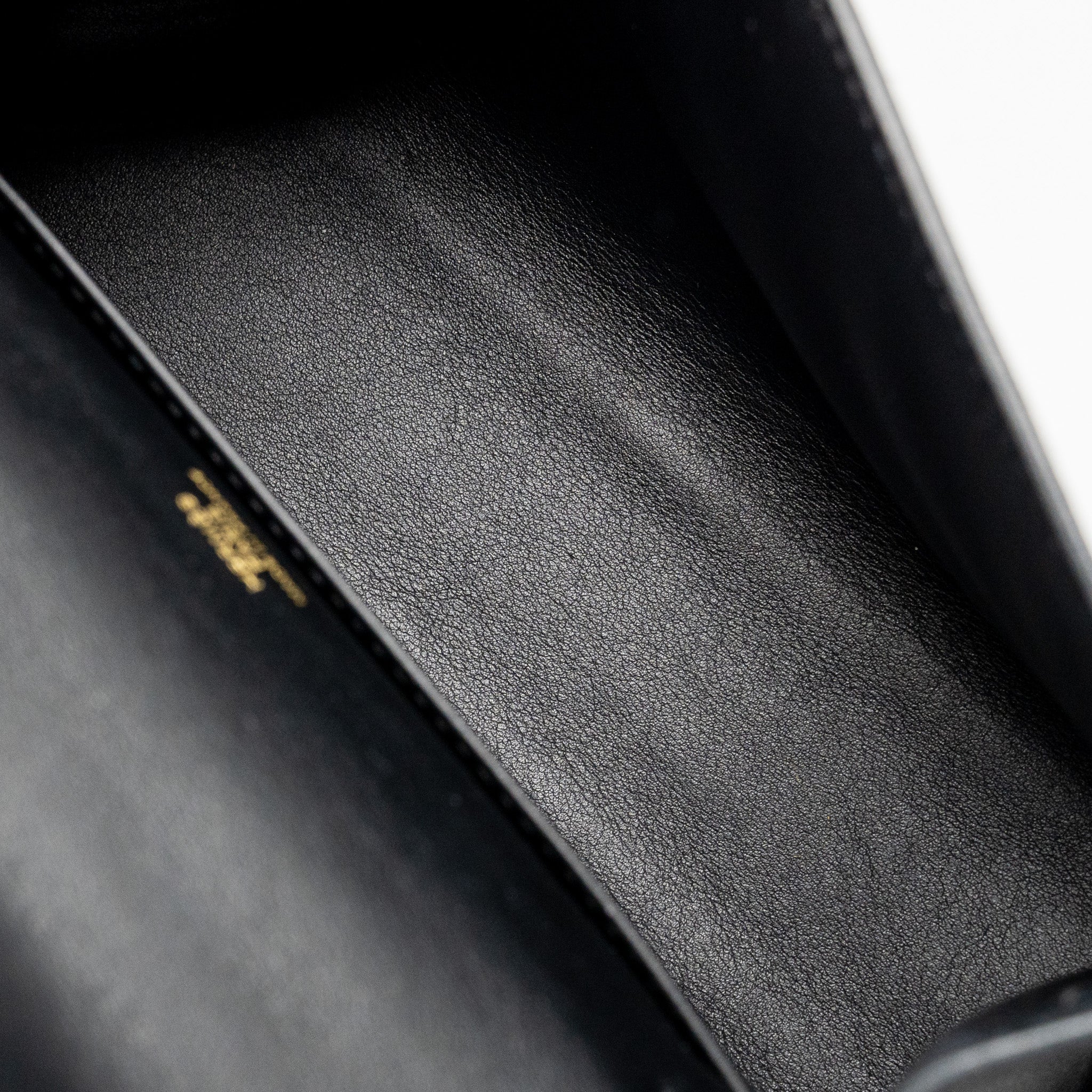 Hermes Kelly Pochette Swift Black GHW Stamp Y - Image 18