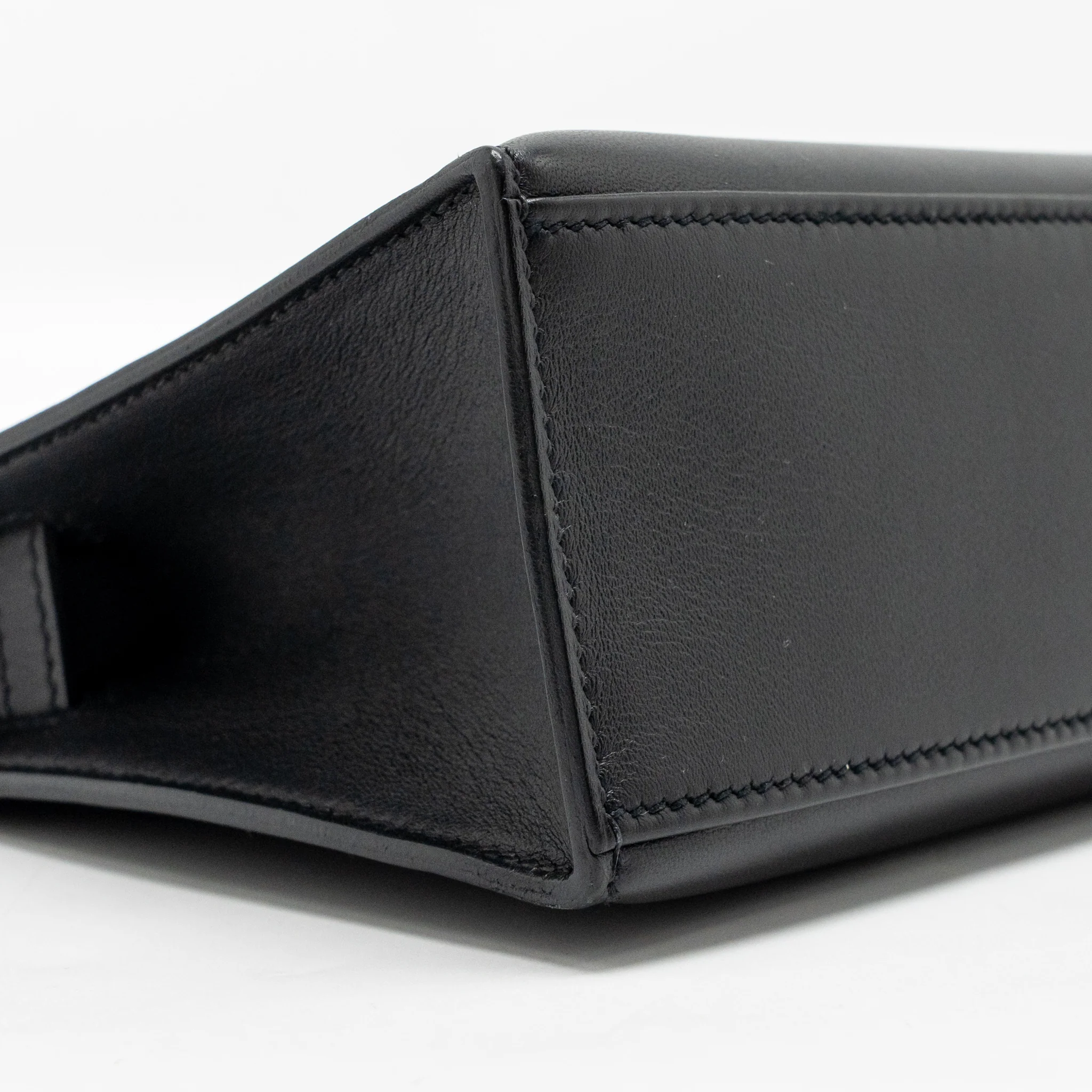 Hermes Kelly Pochette Swift Black GHW Stamp Y - Image 7
