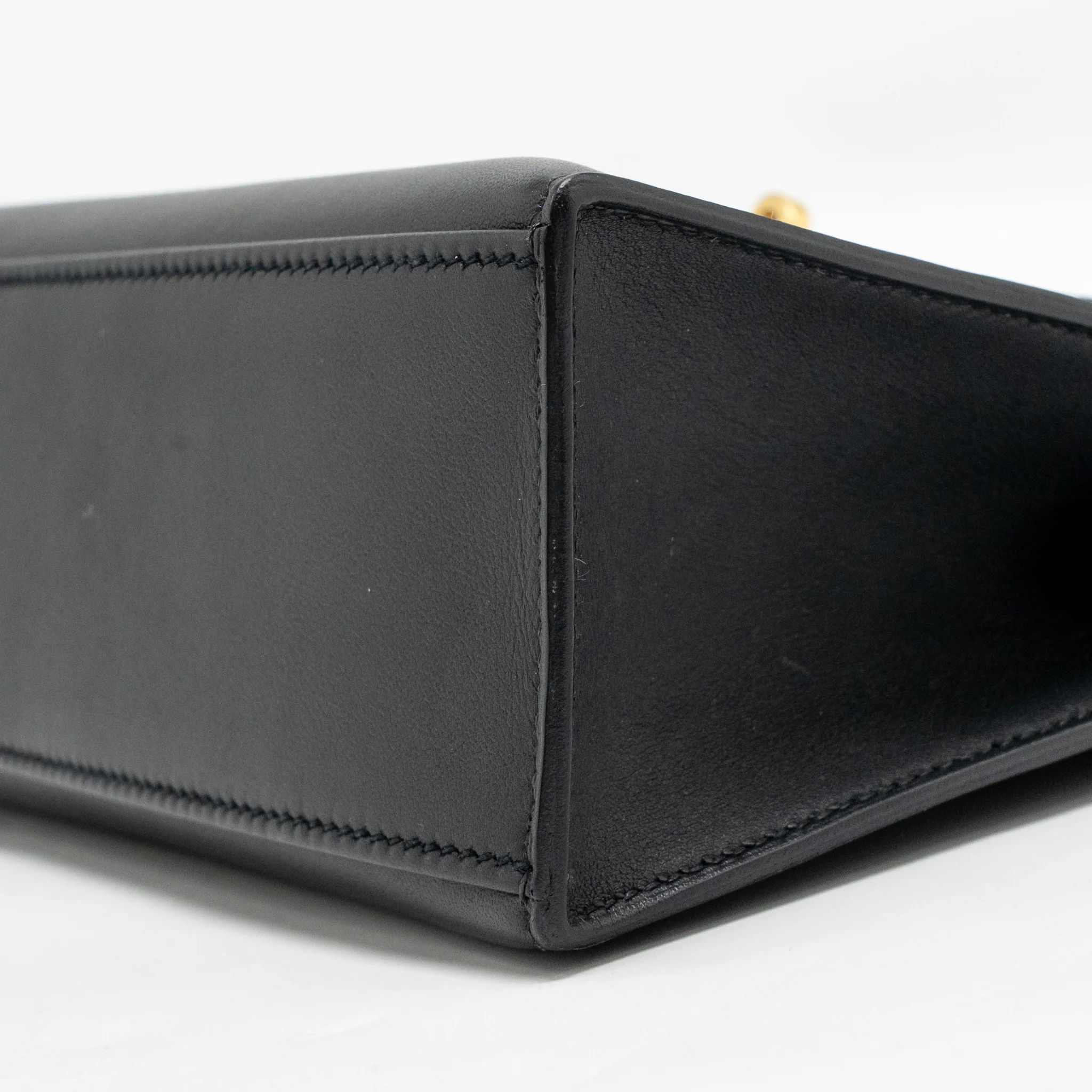 Hermes Kelly Pochette Swift Black GHW Stamp Y - Image 8