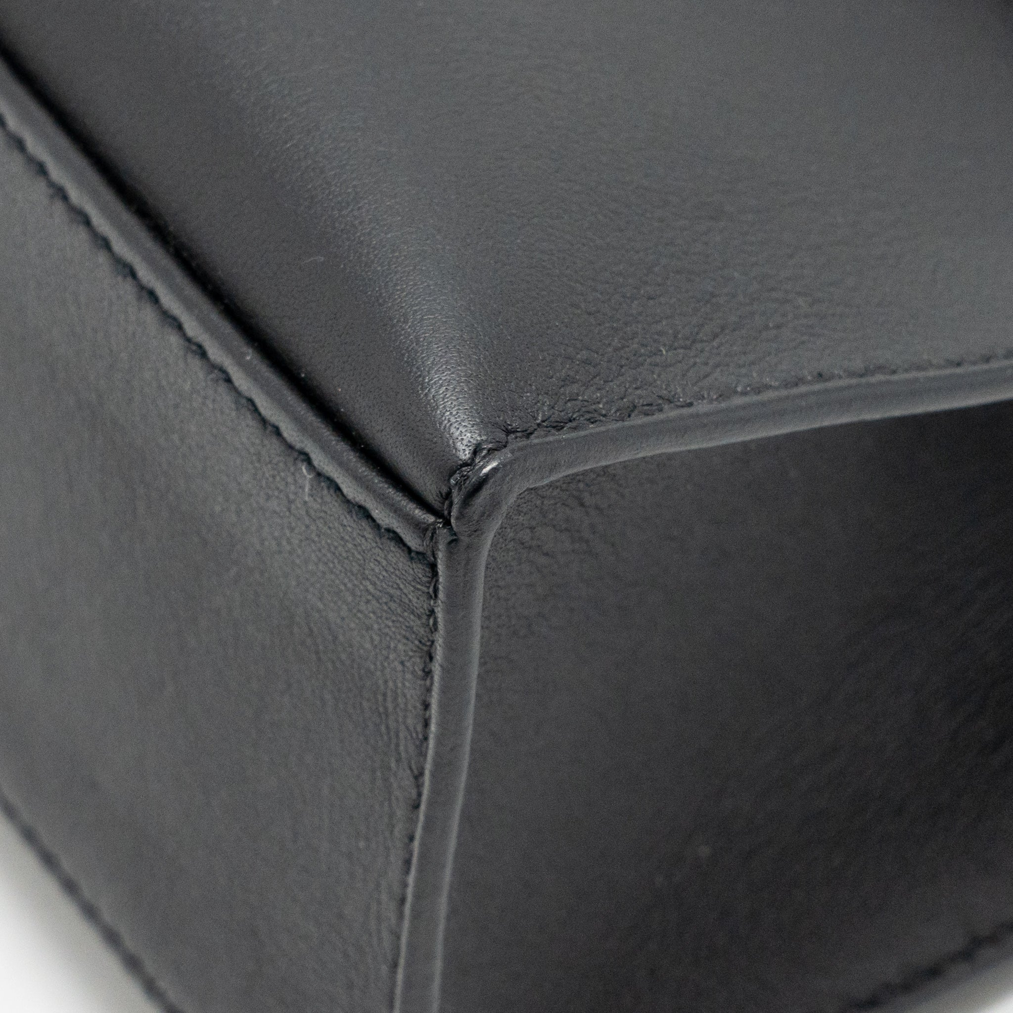 Hermes Kelly Pochette Swift Black RGHW Stamp Z - Image 10