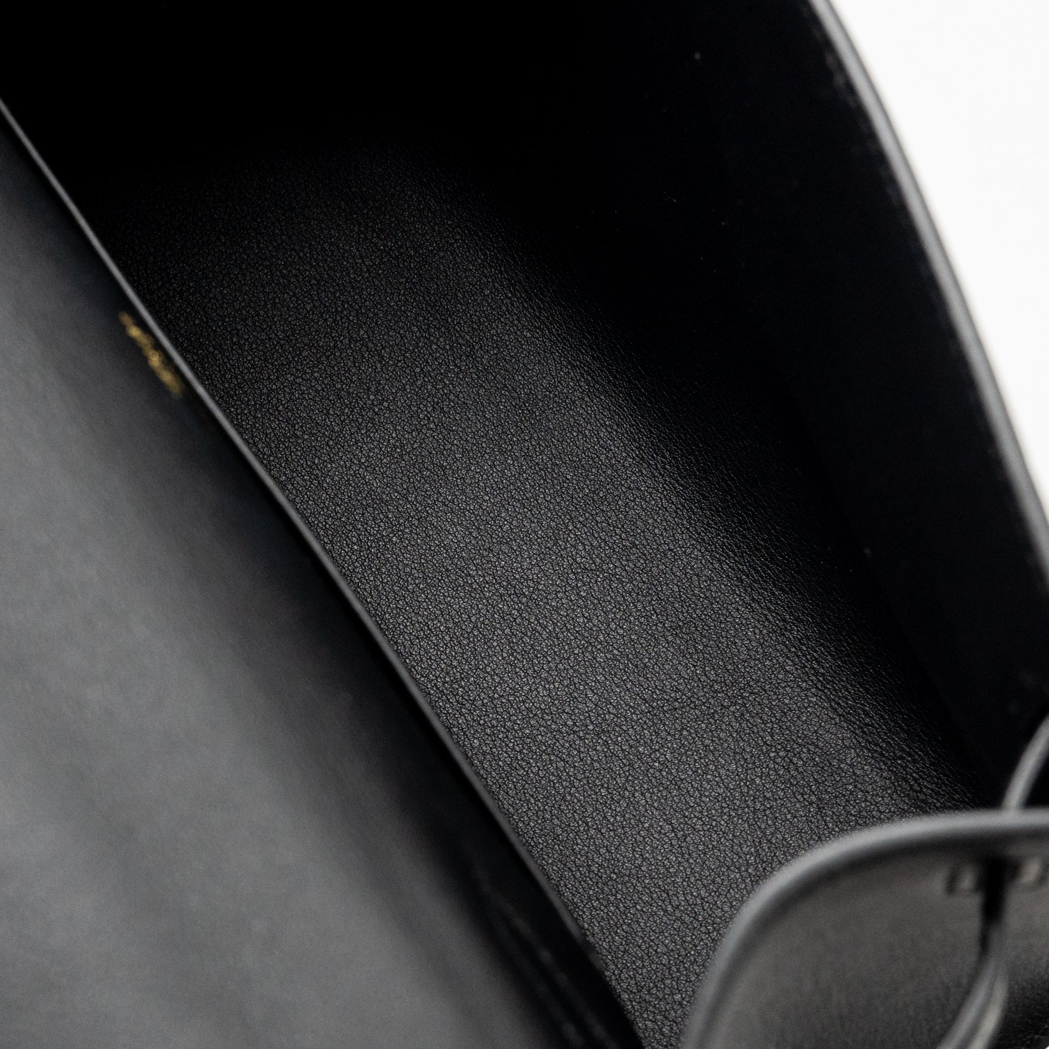 Hermes Kelly Pochette Swift Black RGHW Stamp Z - Image 18