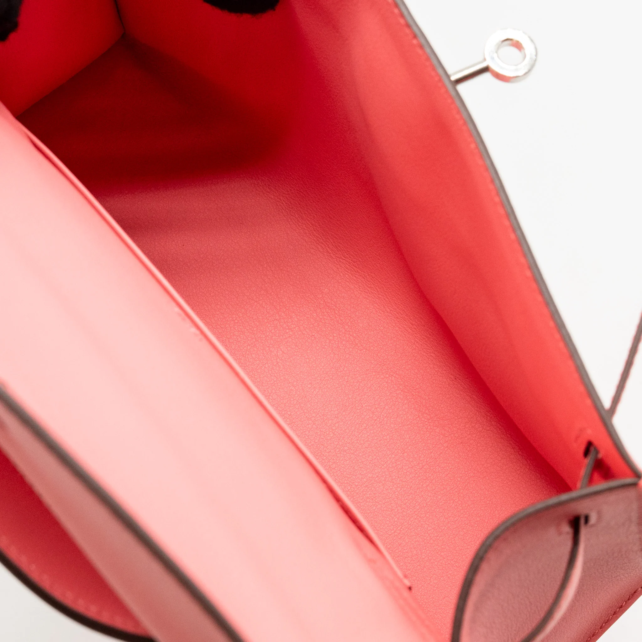 Hermes Kelly Pochette Swift K4 Rose Ete SHW Stamp Y - Image 16