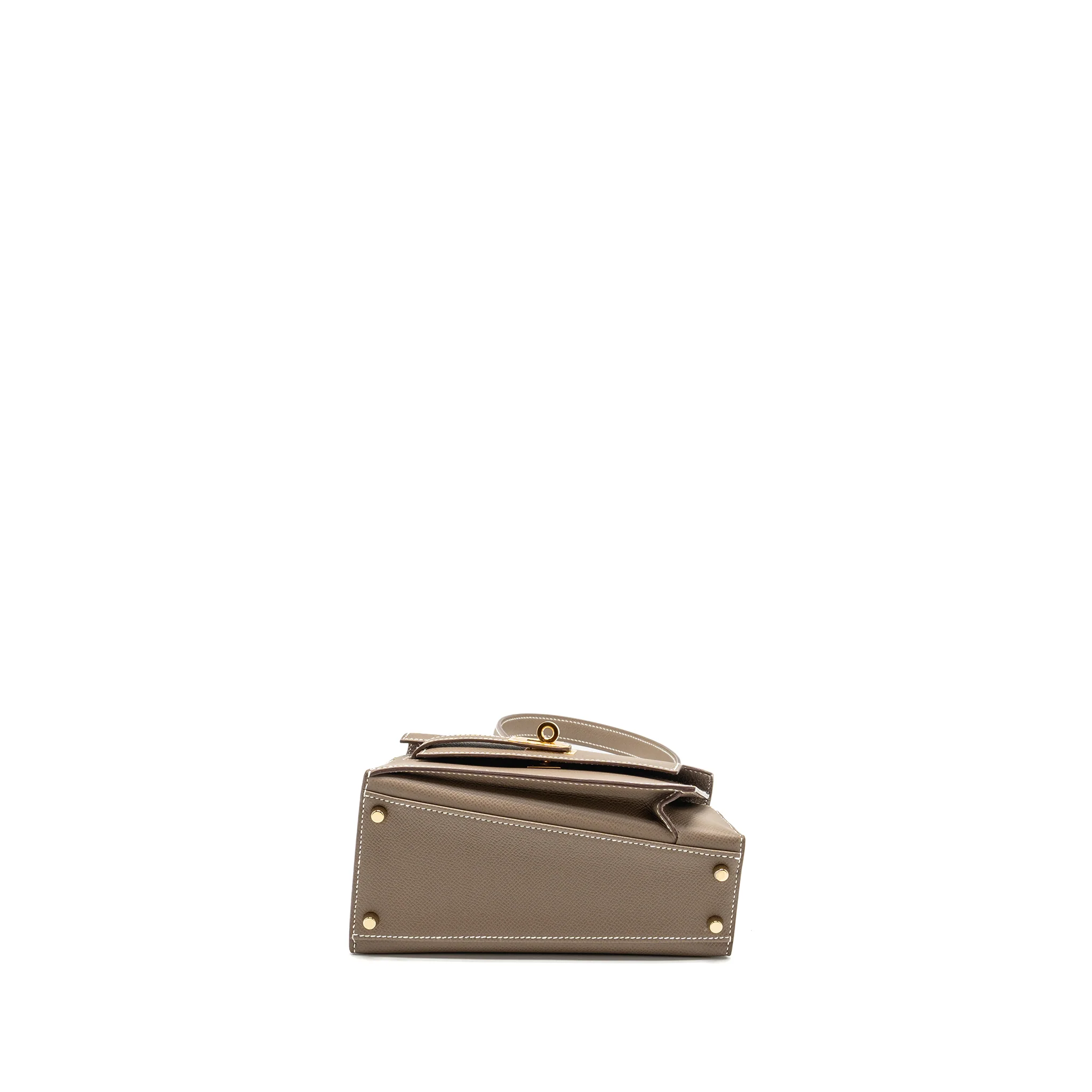 Hermes Kelly Sellier En Desordre 20 Epsom Etoupe GHW Stamp B - Image 3