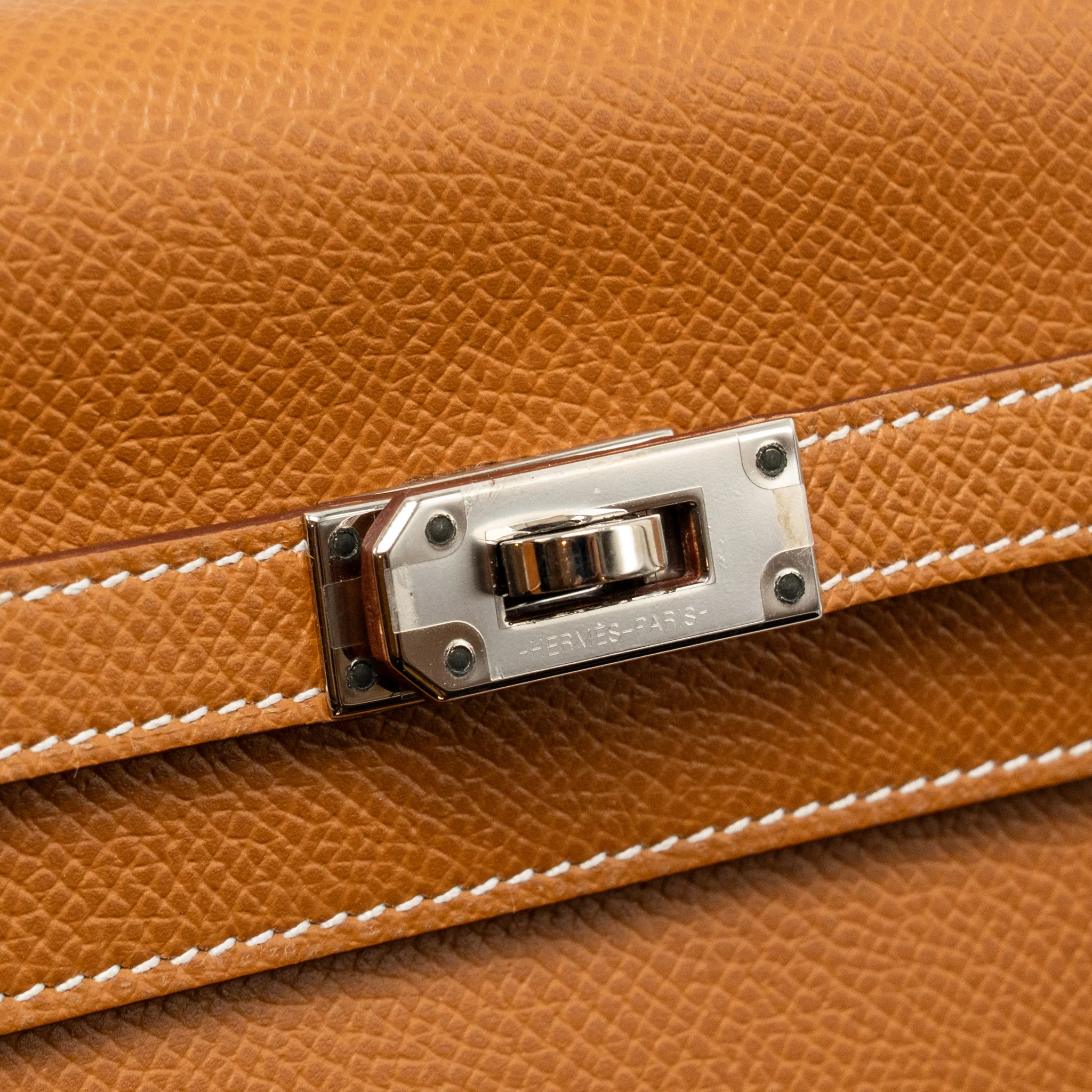 Hermes kelly to go epsom gold SHW stamp Z - Image 11