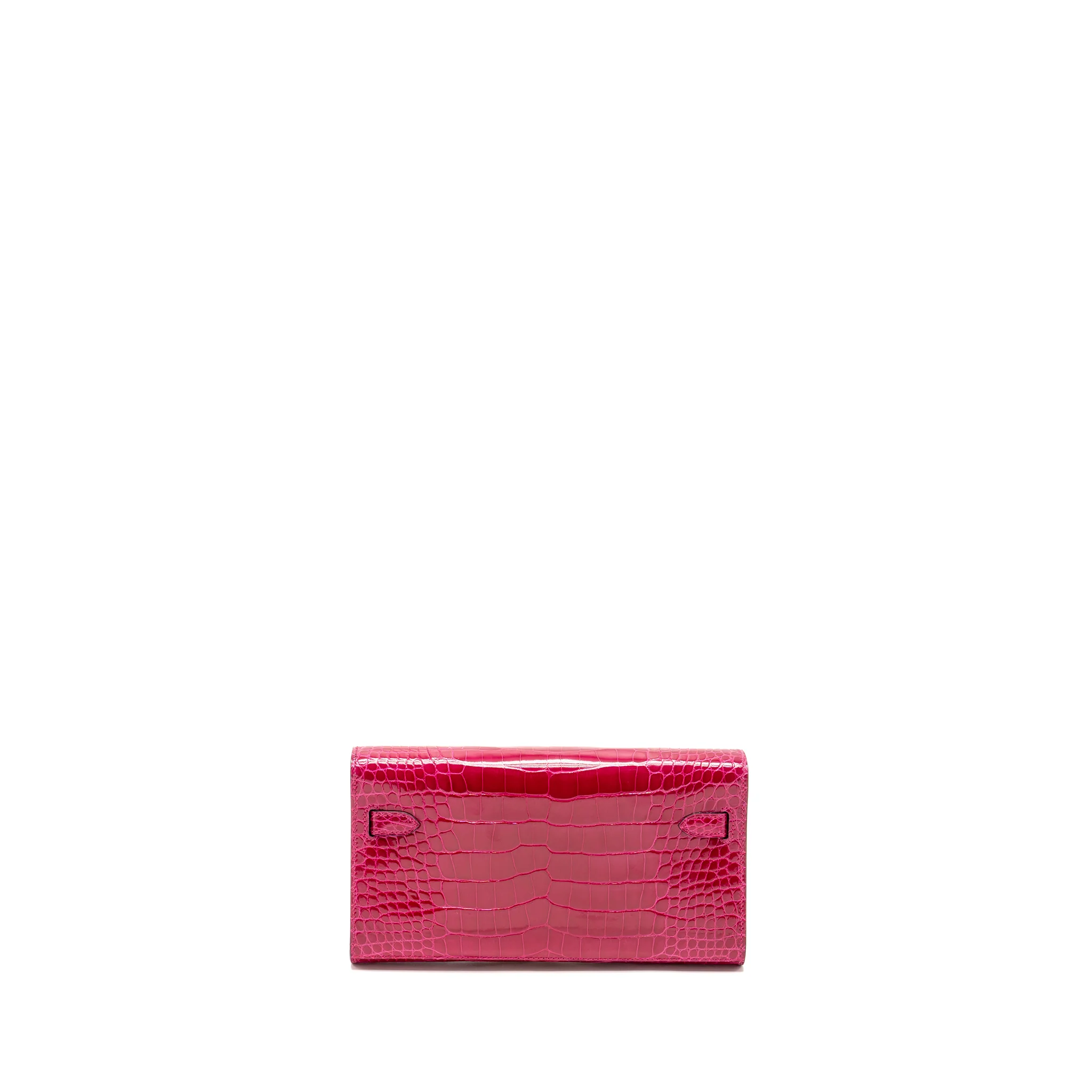 Hermes Kelly To Go shiny alligator mississippiensis rose Mexico GHW stamp Y - Image 2