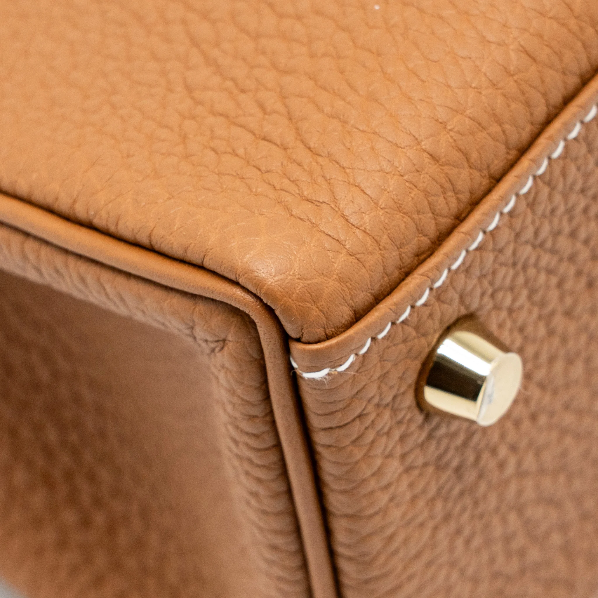 Hermes Kelly 25 Togo Gold GHW Stamp W - Image 10