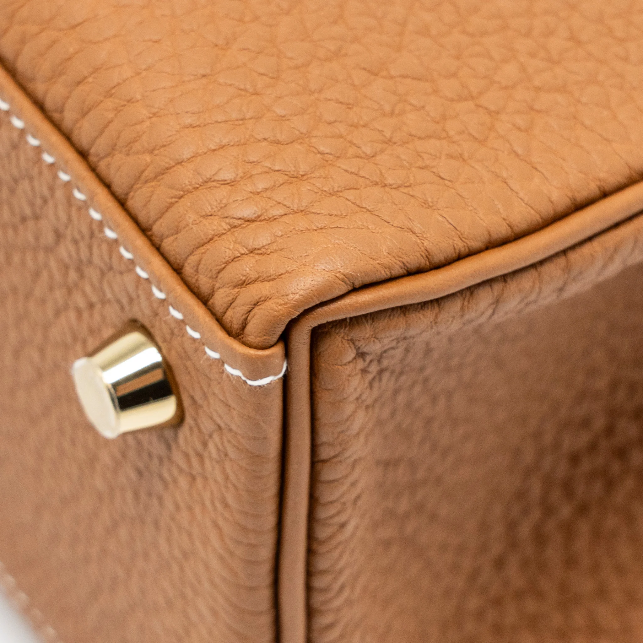 Hermes Kelly 25 Togo Gold GHW Stamp W - Image 11