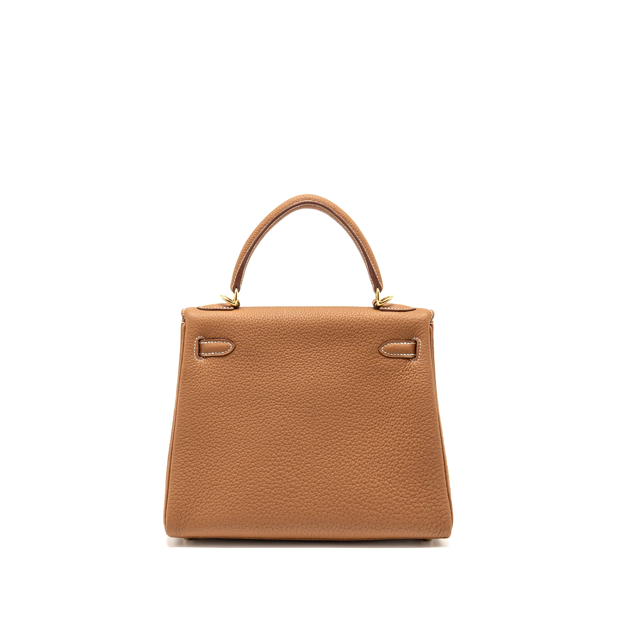 Hermes Kelly 25 Togo Gold GHW Stamp W - Image 2
