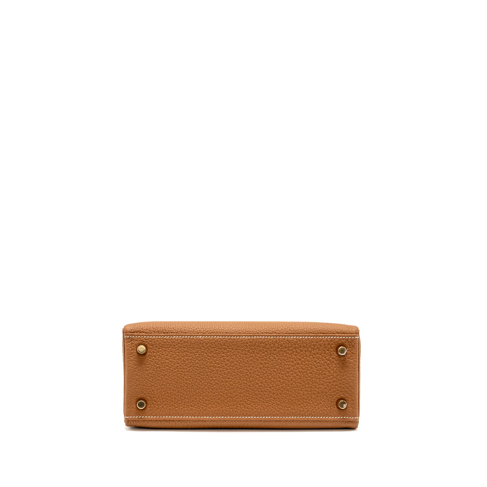 Hermes Kelly 25 Togo Gold GHW Stamp W - Image 5