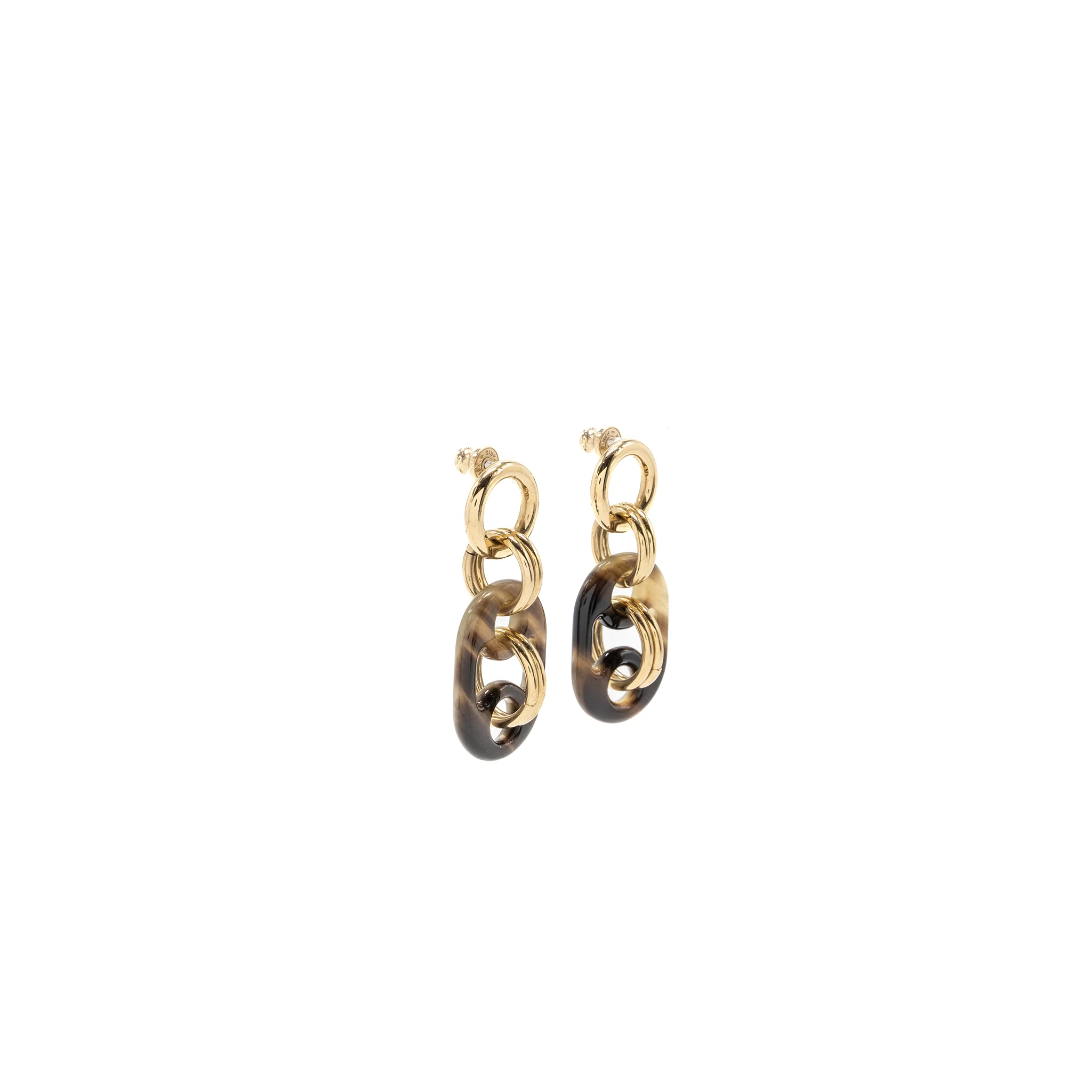 Hermes la corne et la laque earrings multicolor GHW - Image 2