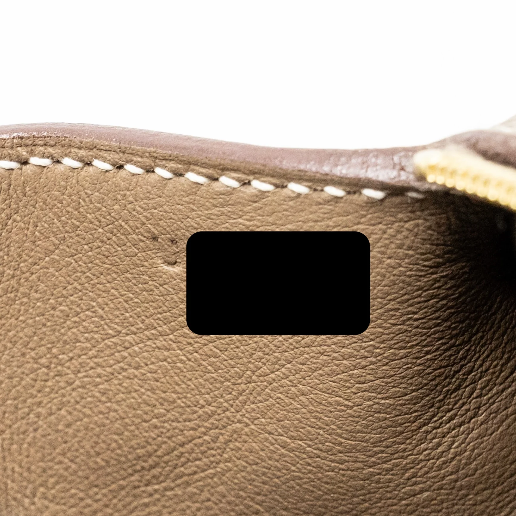 Hermes mini lindy clemence etoupe GHW stamp U - Image 17