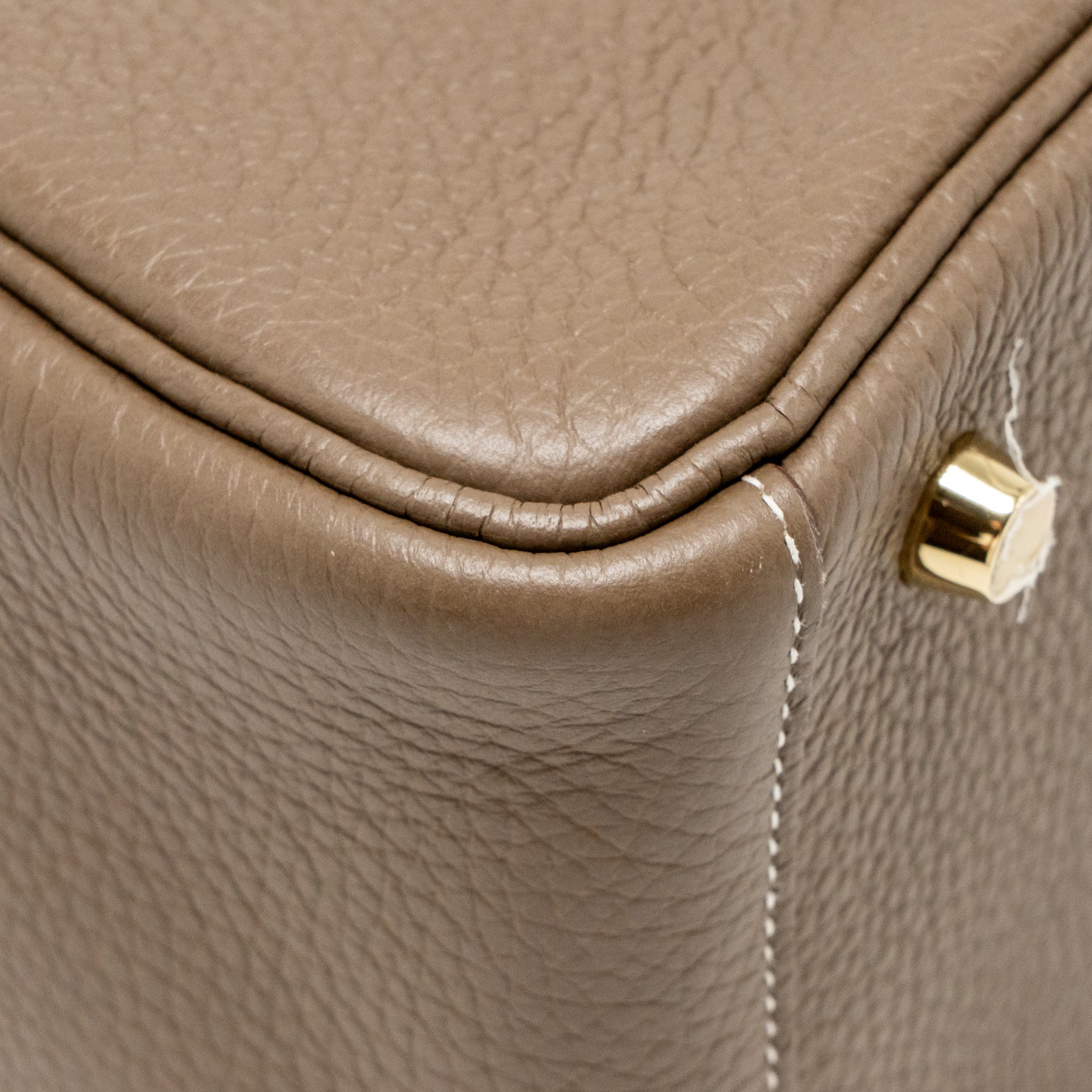 Hermes Lindy 26 Clemence etoupe GHW Stamp U - Image 11