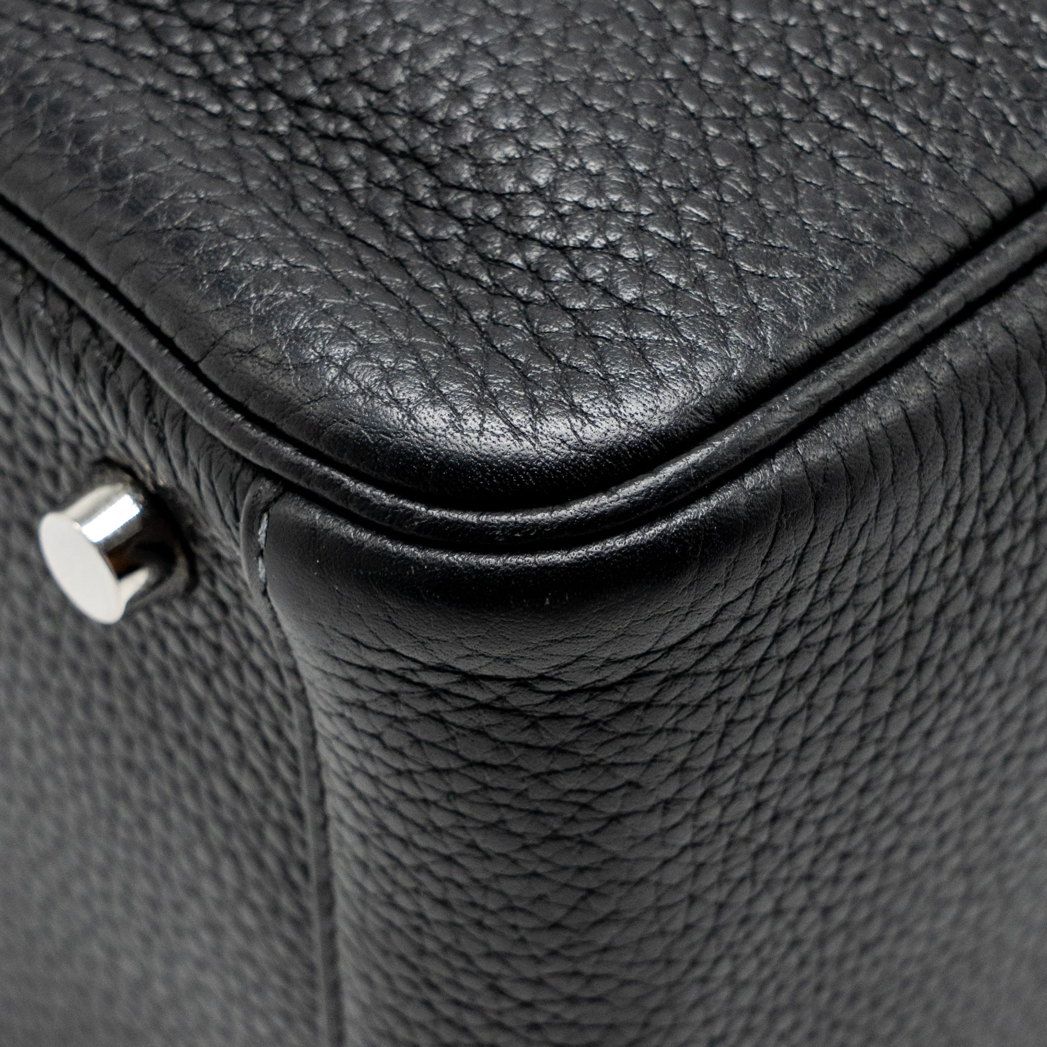 Hermes Lindy 26 Clemence Black SHW Stamp Y - Image 11