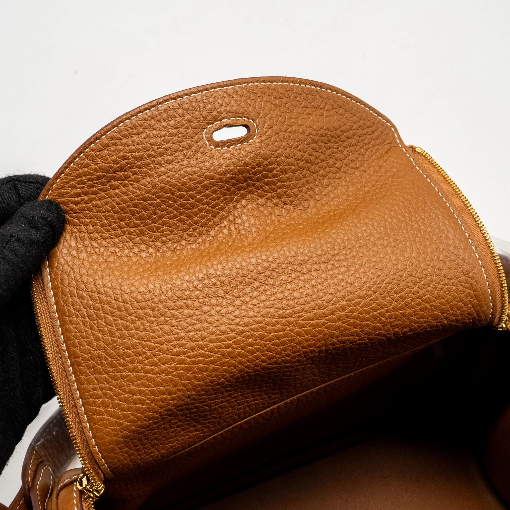 Hermes Lindy 26 Clemence Gold GHW Stamp U - Image 18