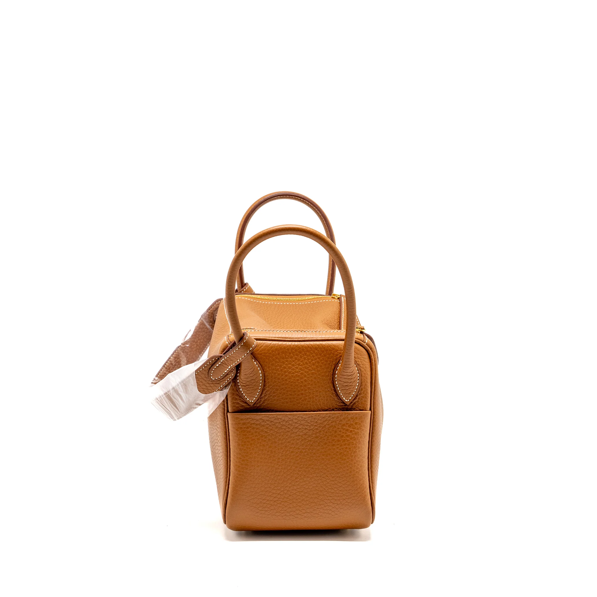 Hermes Lindy 26 Clemence Gold GHW Stamp U - Image 4